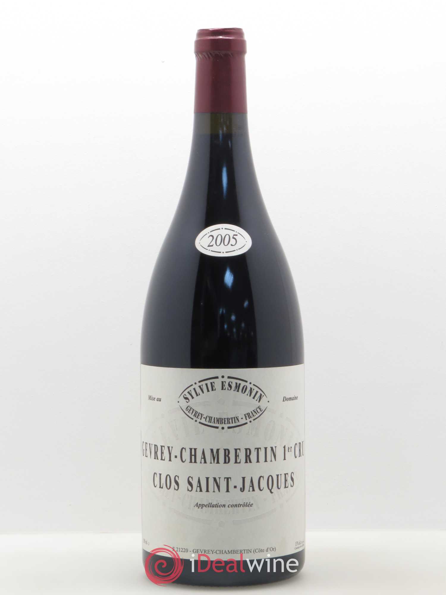 Gevrey-Chambertin 1er Cru Clos Saint Jacques Sylvie Esmonin 2005 - Lot de 1 magnum - 0