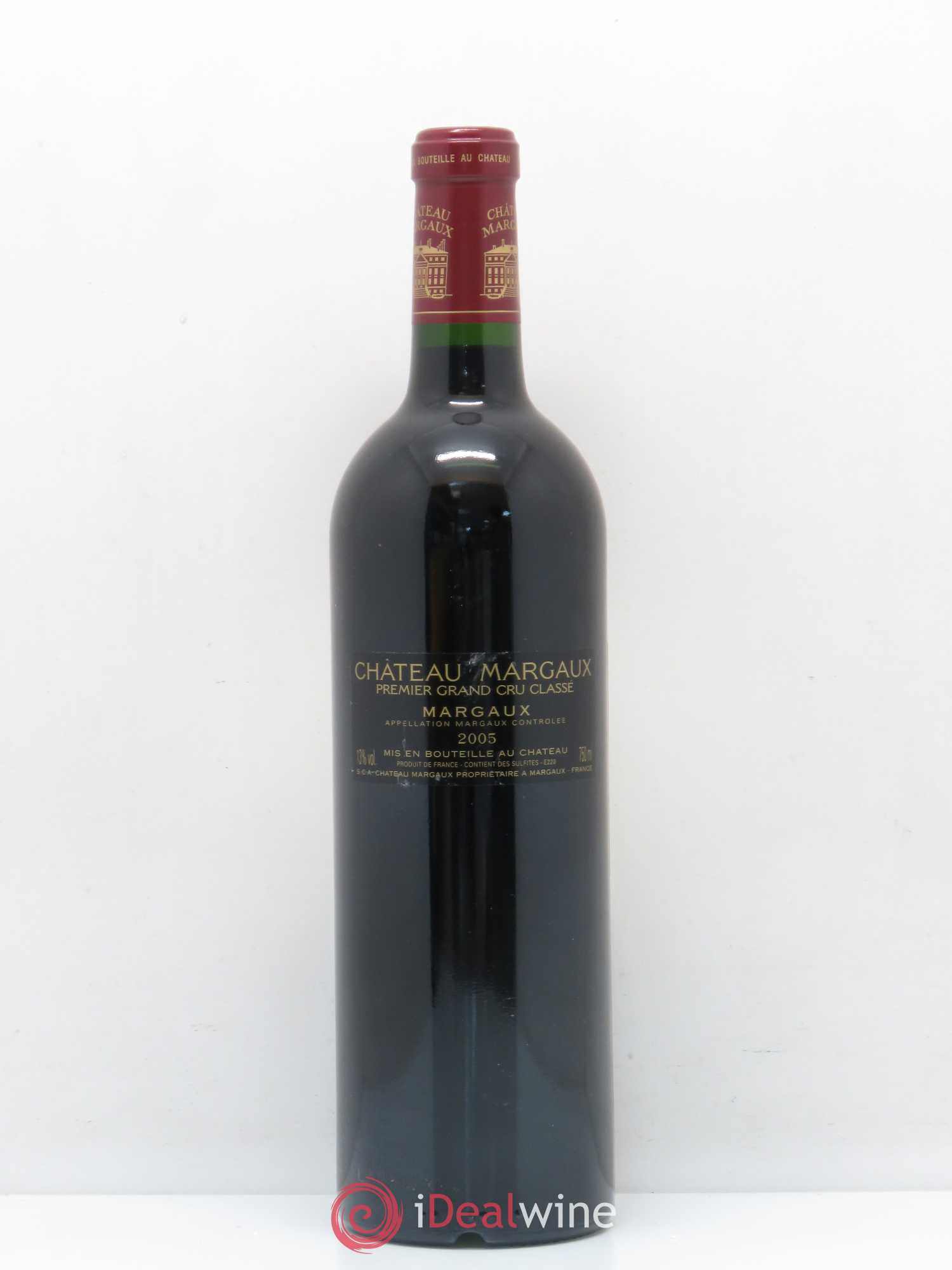 Château Margaux 1er Grand Cru Classé 2005 - Lot de 1 bouteille - 1