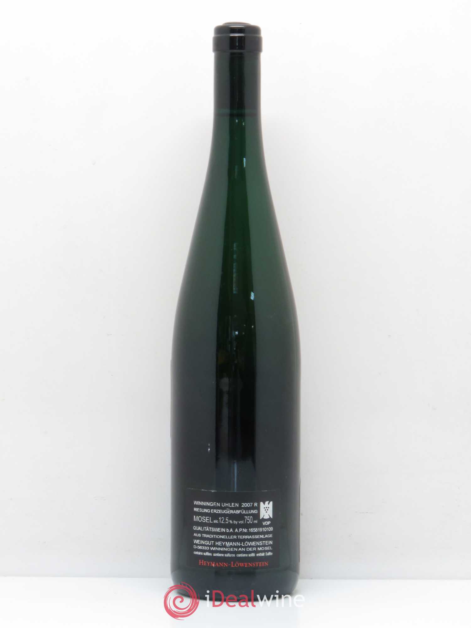 Riesling Heymann Löwenstein Uhlen R Roth Lay 2007 - Posten von 1 Flasche - 1