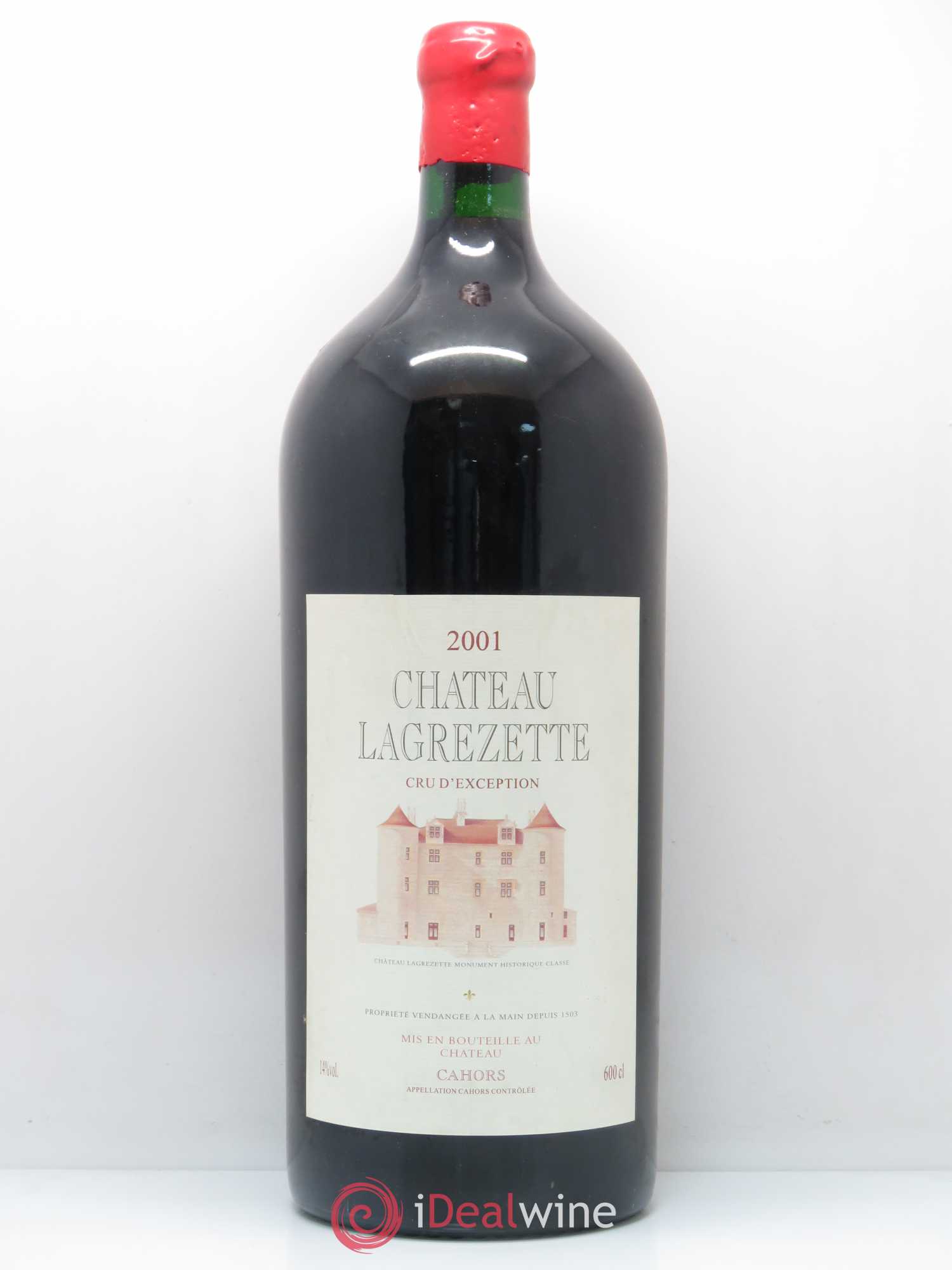 Cahors Château Lagrezette Alain Dominique Perrin 2001 - Lot de 1 impériale - 0