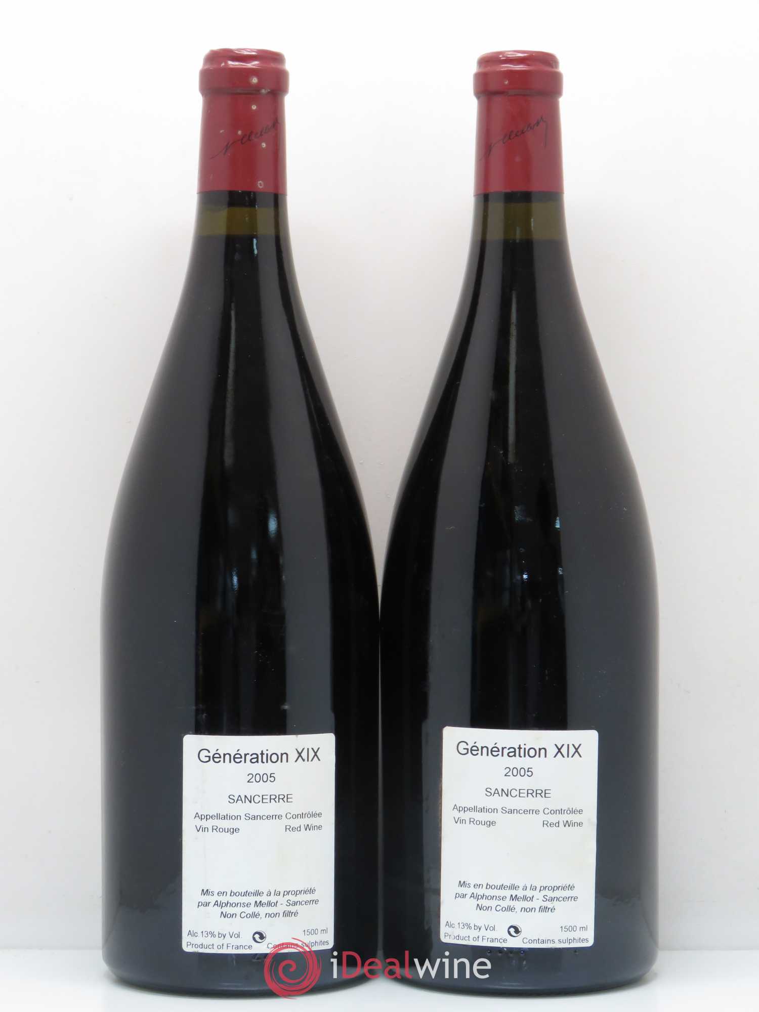 Sancerre Génération XIX Alphonse Mellot 2005 - Lot de 2 magnums - 1