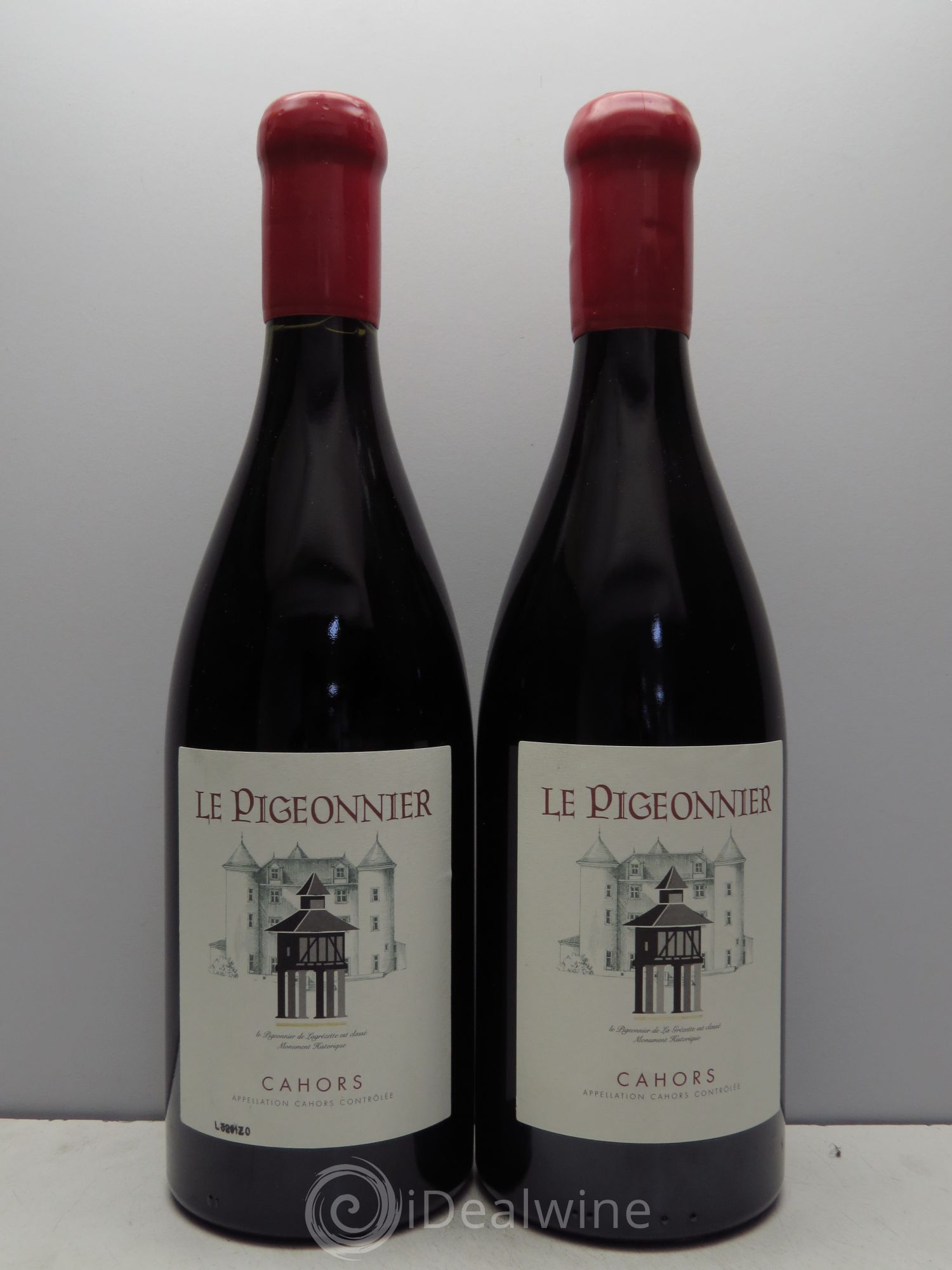 Cahors Château Lagrezette Le Pigeonnier Alain Dominique Perrin 2008 - Lot de 2 bouteilles - 0