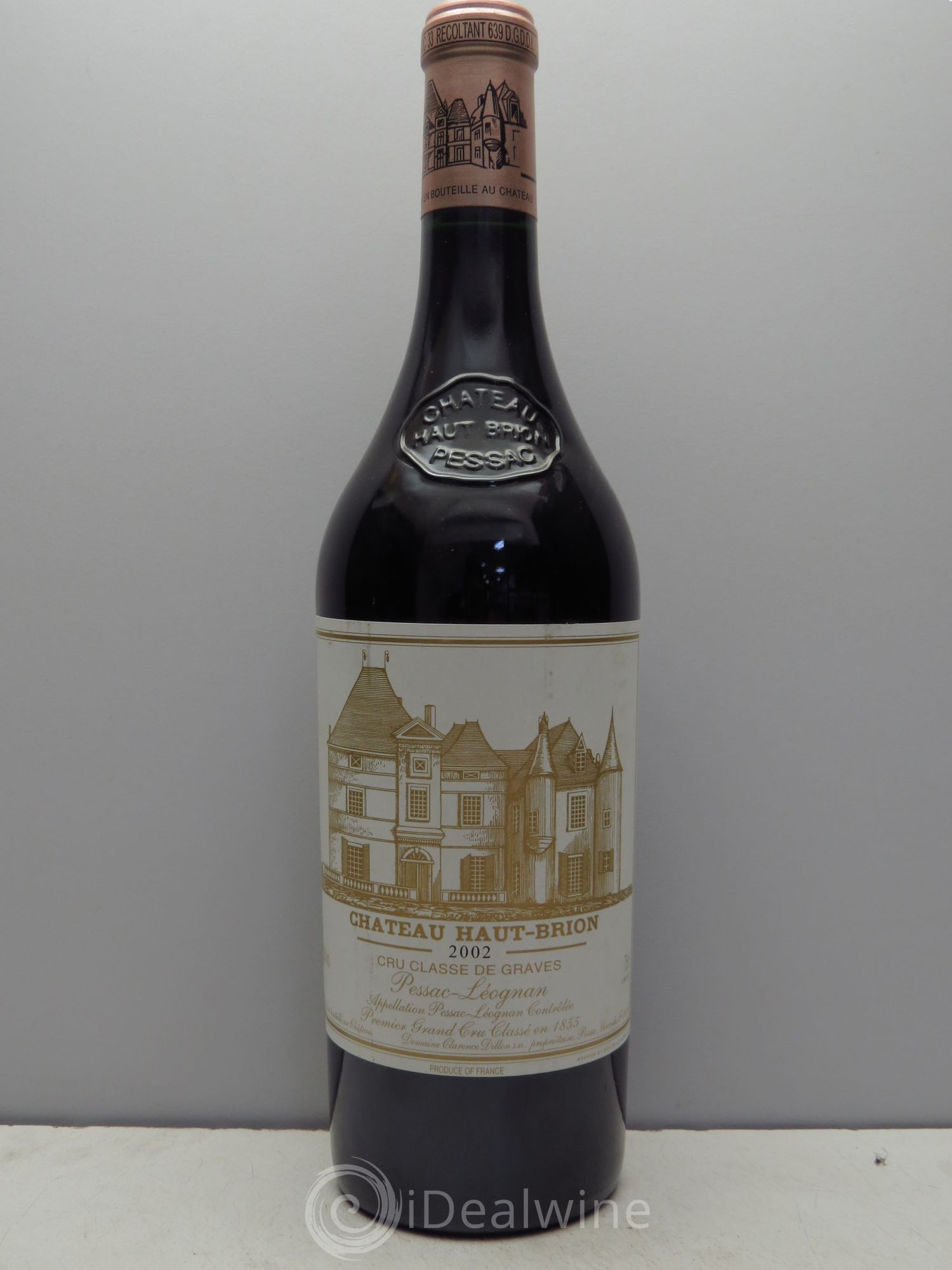 Château Haut Brion 1er Grand Cru Classé 2002 - Lot de 1 bouteille - 0