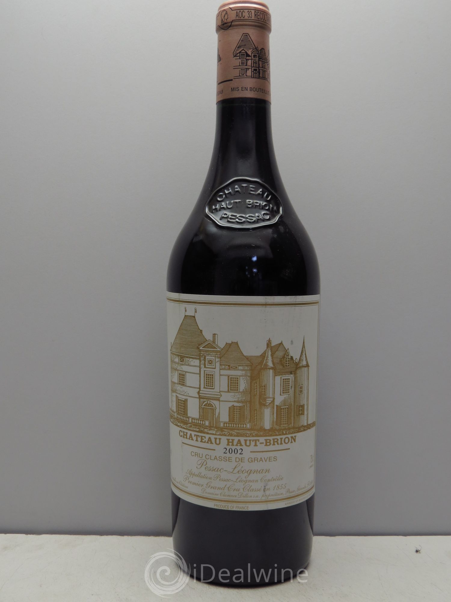 Château Haut Brion 1er Grand Cru Classé 2002 - Lot de 1 bouteille - 0