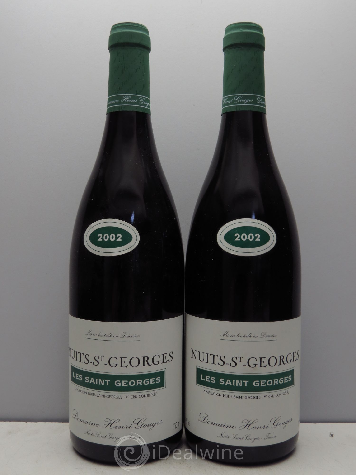 Nuits-Saint-Georges 1er Cru Les Saints Georges Henri Gouges 2002 - Posten von 2 Flaschen - 0