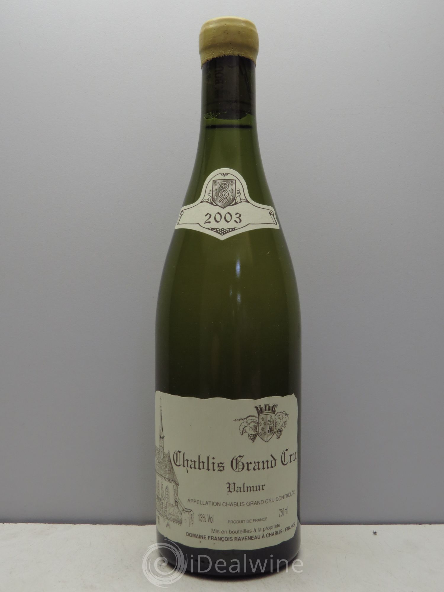 Chablis Grand Cru Valmur Raveneau (Domaine) 2003 - Lot de 1 bouteille - 0