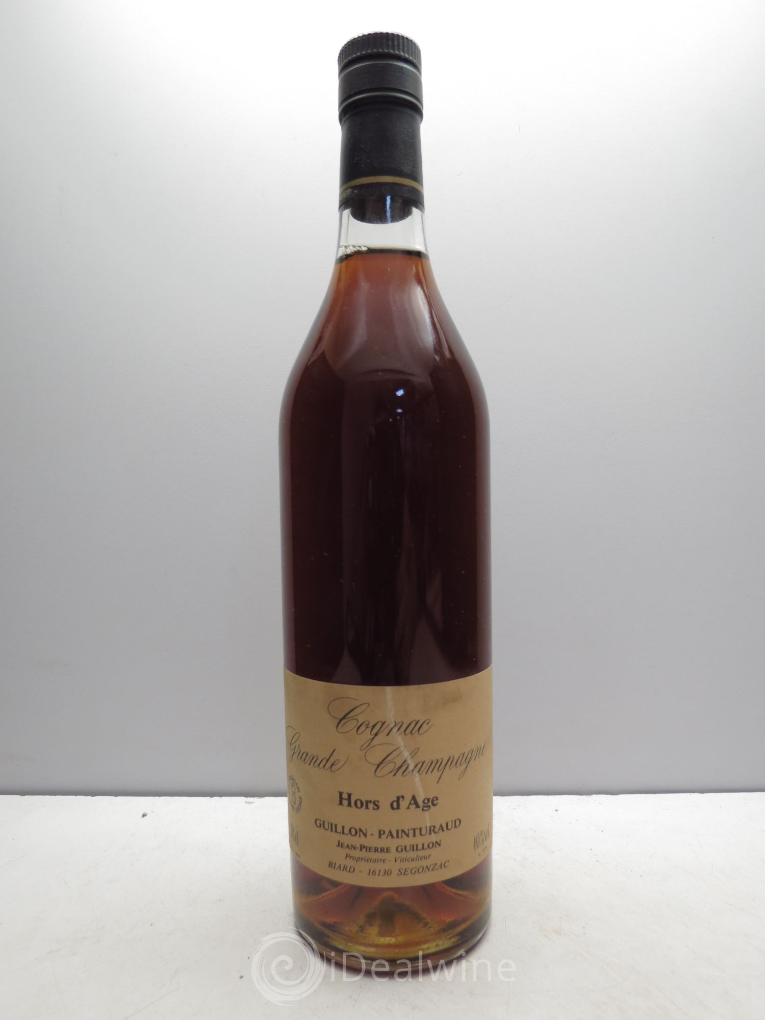 Cognac Grande Champagne Hors d'Age Jean-Pierre Guillon - Posten von 1 Flasche - 0