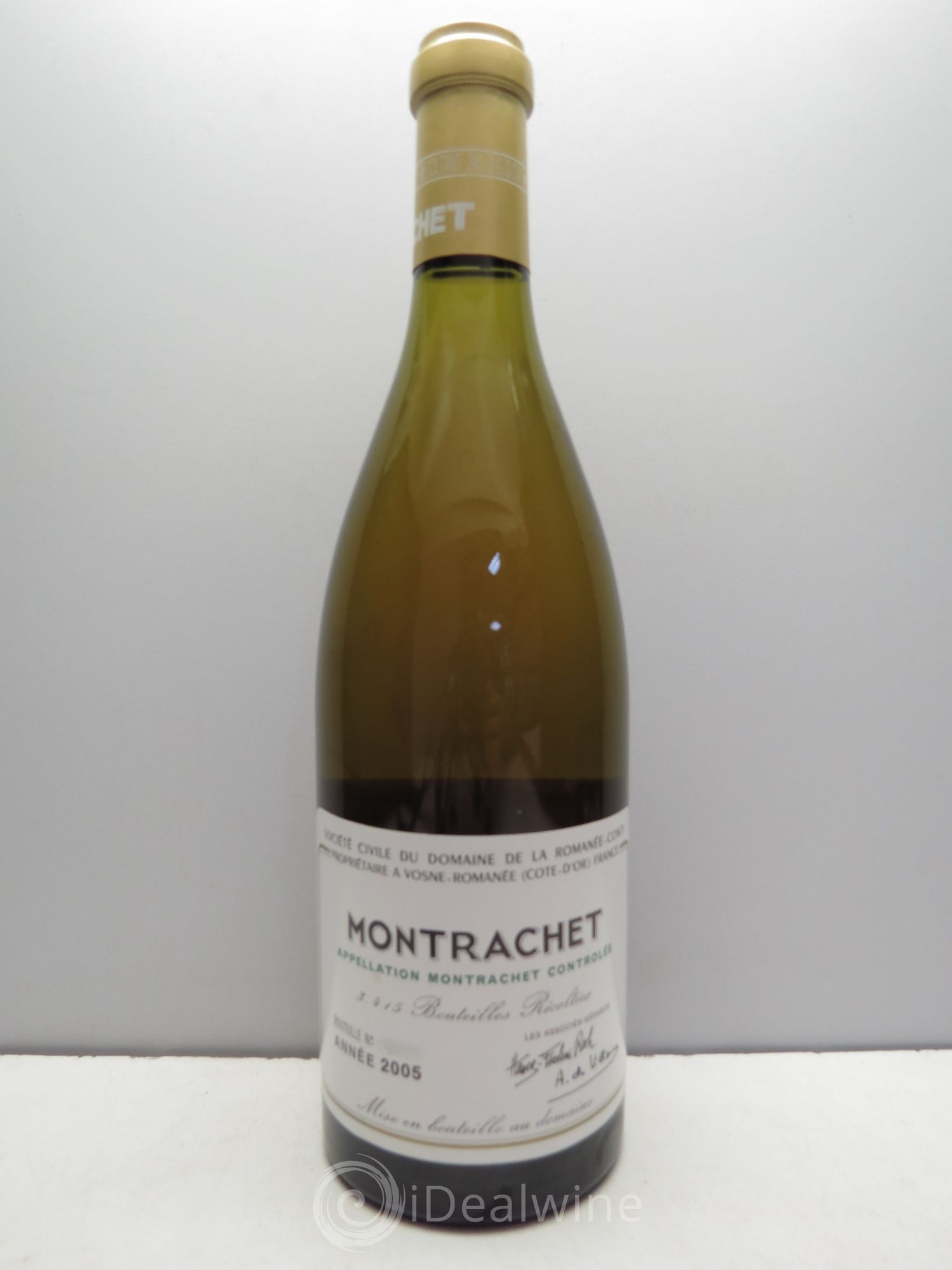 Montrachet Grand Cru Domaine de la Romanée-Conti 2005 - Lot de 1 bouteille - 0