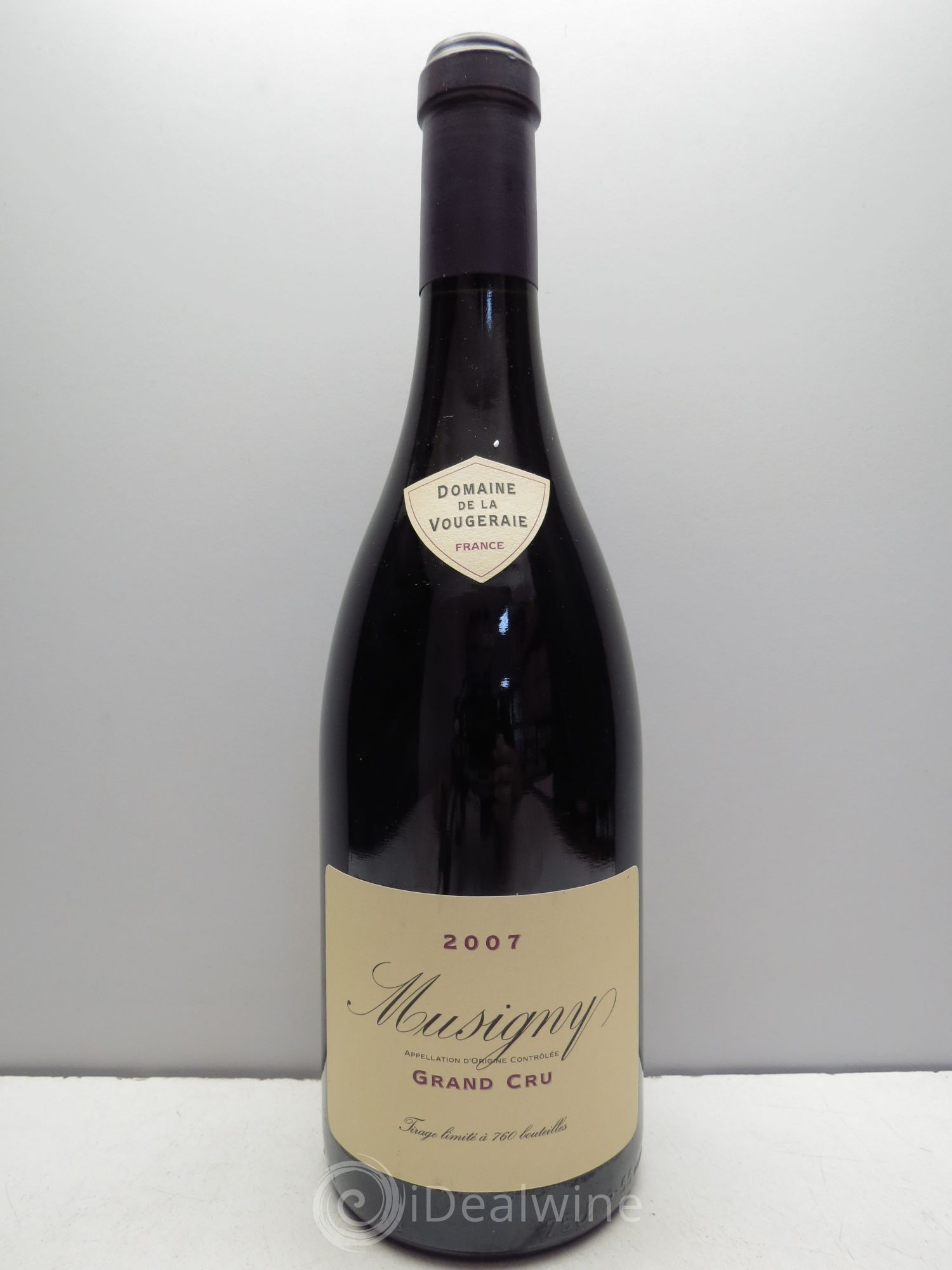 Musigny Grand Cru Domaine de la Vougeraie 2007 - Posten von 1 Flasche - 0