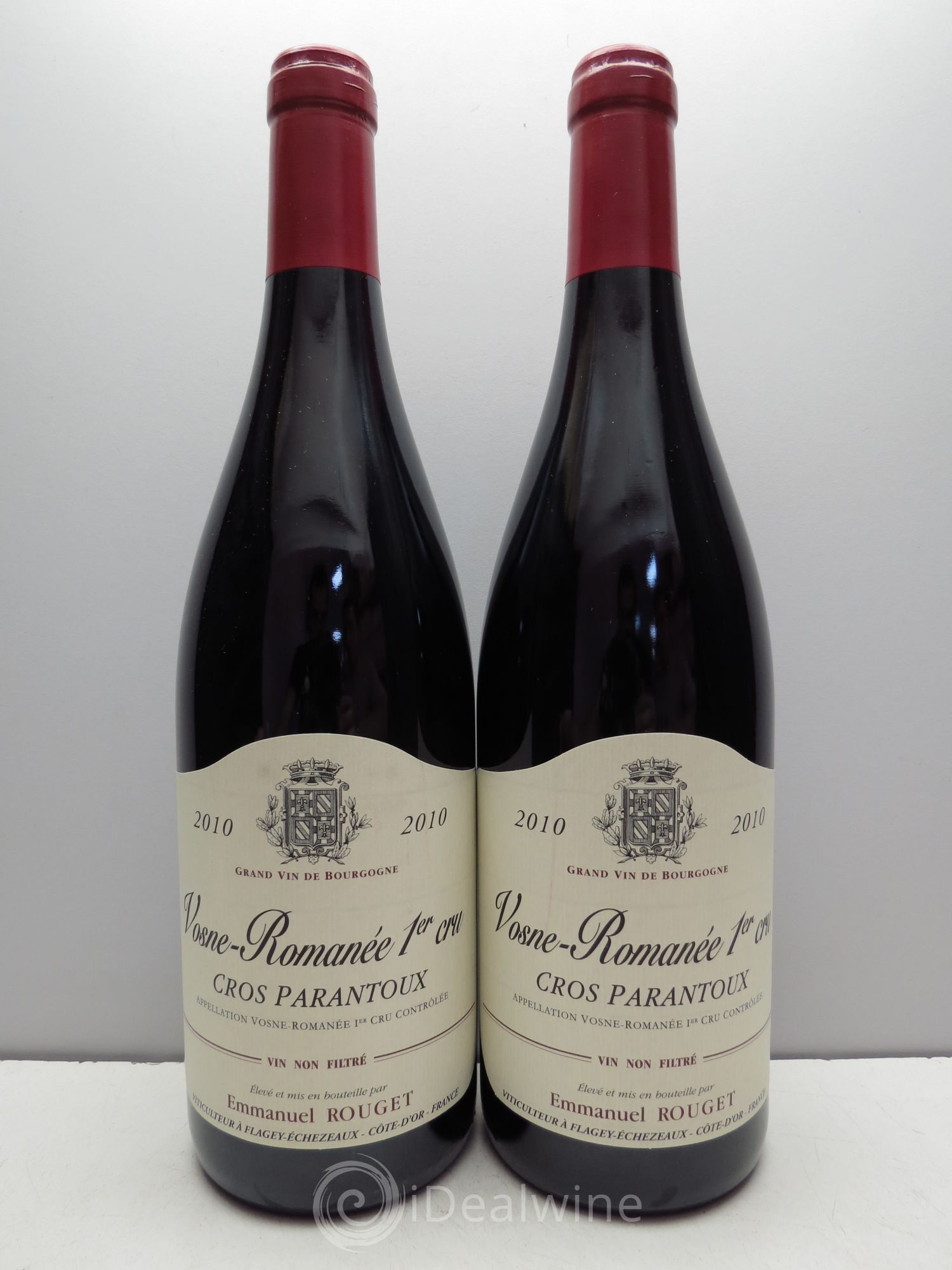 Vosne-Romanée 1er Cru Cros Parantoux Emmanuel Rouget 2010 - Posten von 2 Flaschen - 0