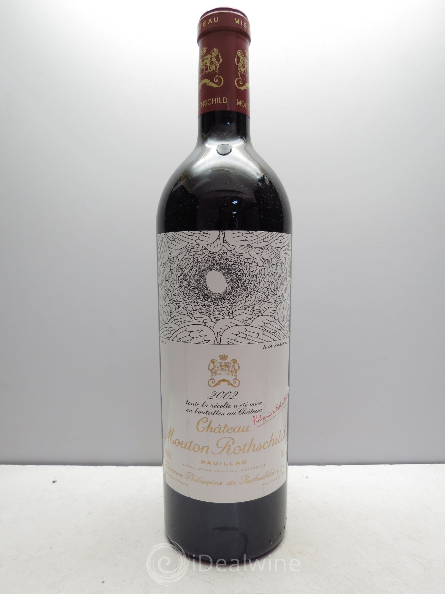 Château Mouton Rothschild 1er Grand Cru Classé 2002 - Lot de 1 bouteille - 0