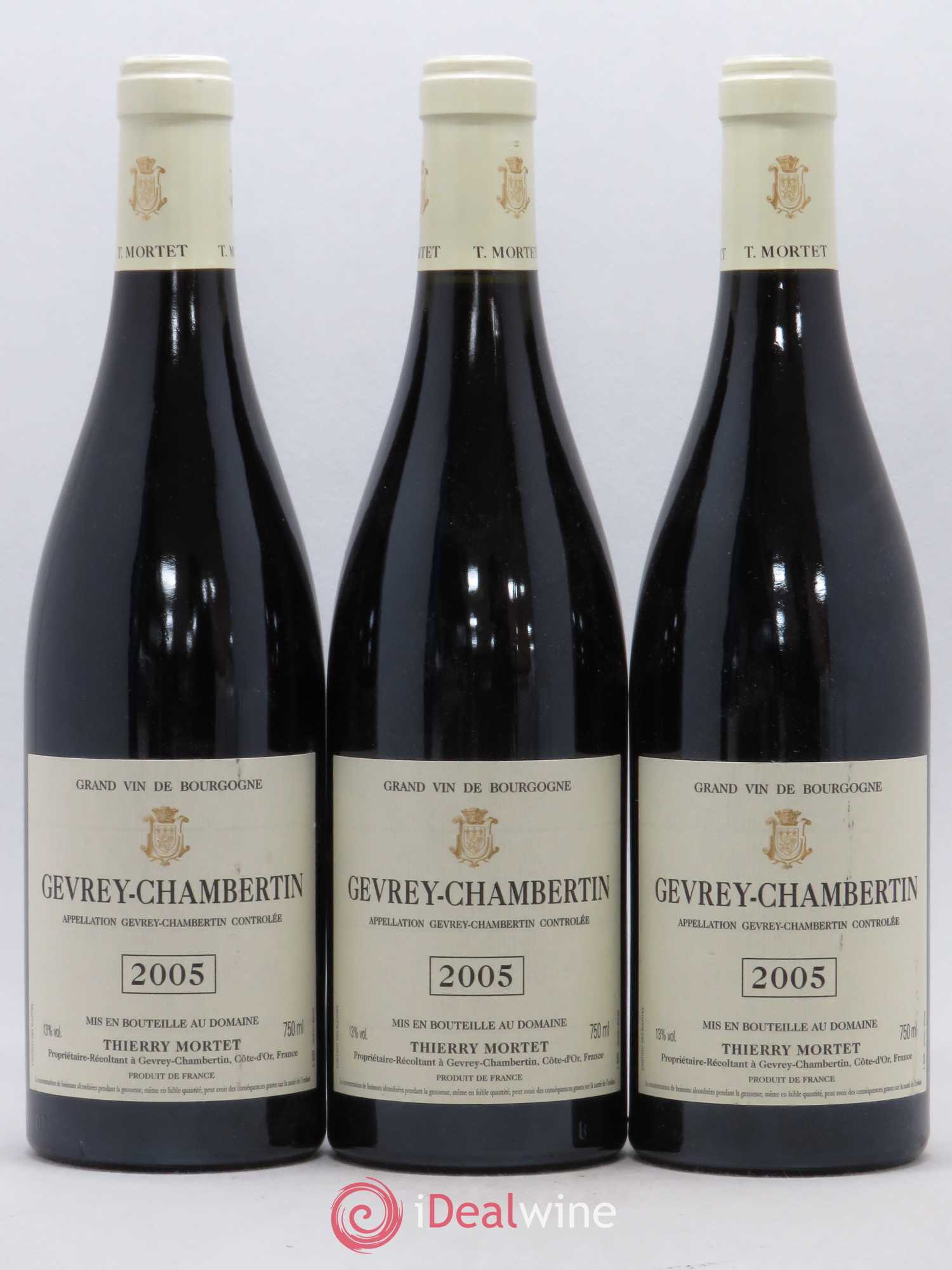 Gevrey-Chambertin 2005 - Posten von 3 Flaschen - 0