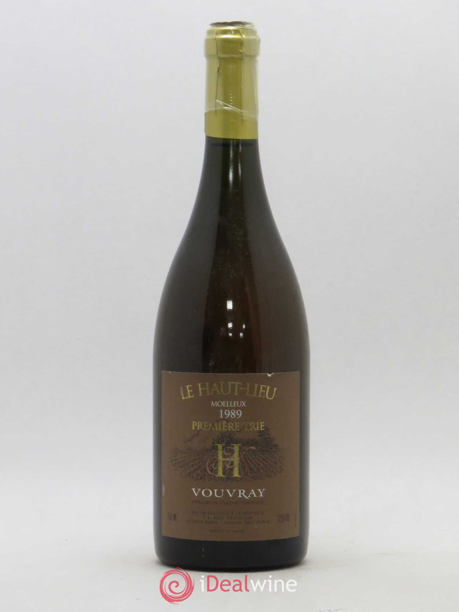 Vouvray Le Haut-Lieu Moelleux 1ère Trie Domaine Huet (senza prezzo di riserva) 1989 - Lotto di 1 bottiglia - 0