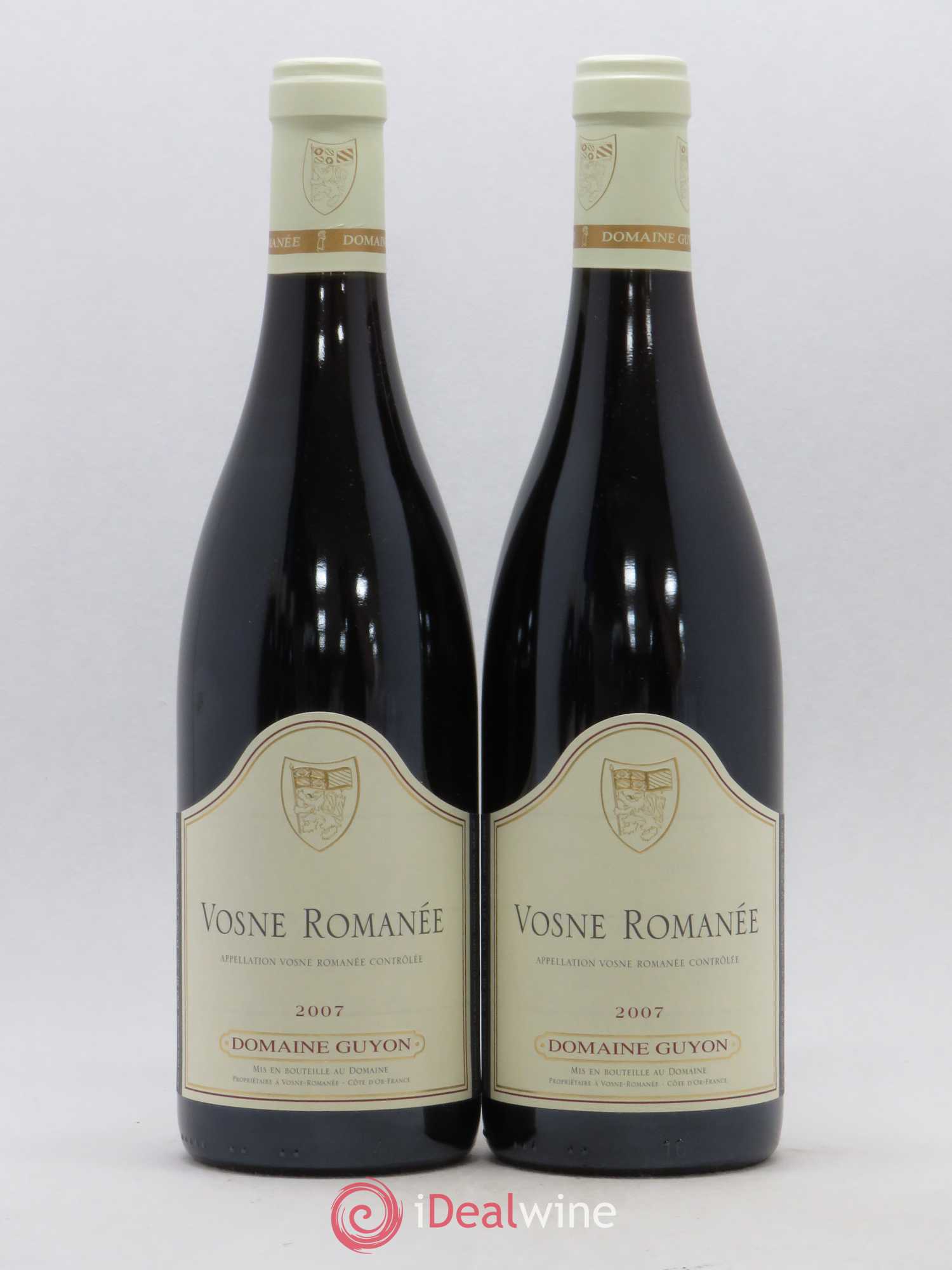 Vosne-Romanée Guyon 2007 - Lot de 2 bouteilles - 0