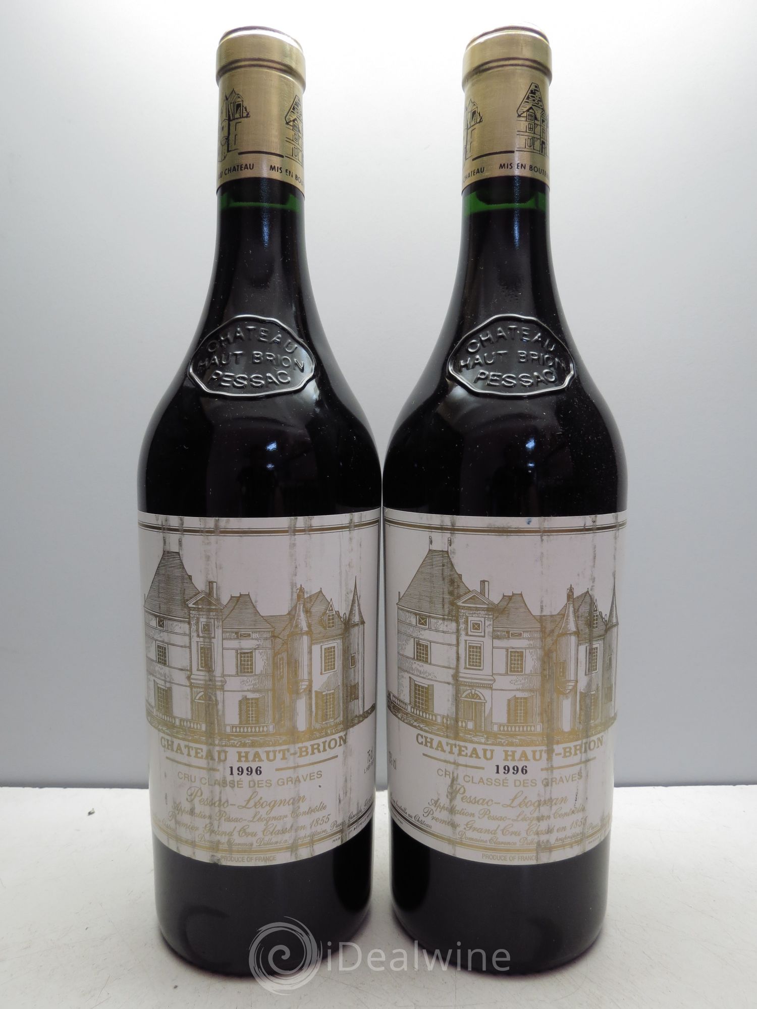 Château Haut Brion 1er Grand Cru Classé 1996 - Lot de 2 bouteilles - 0