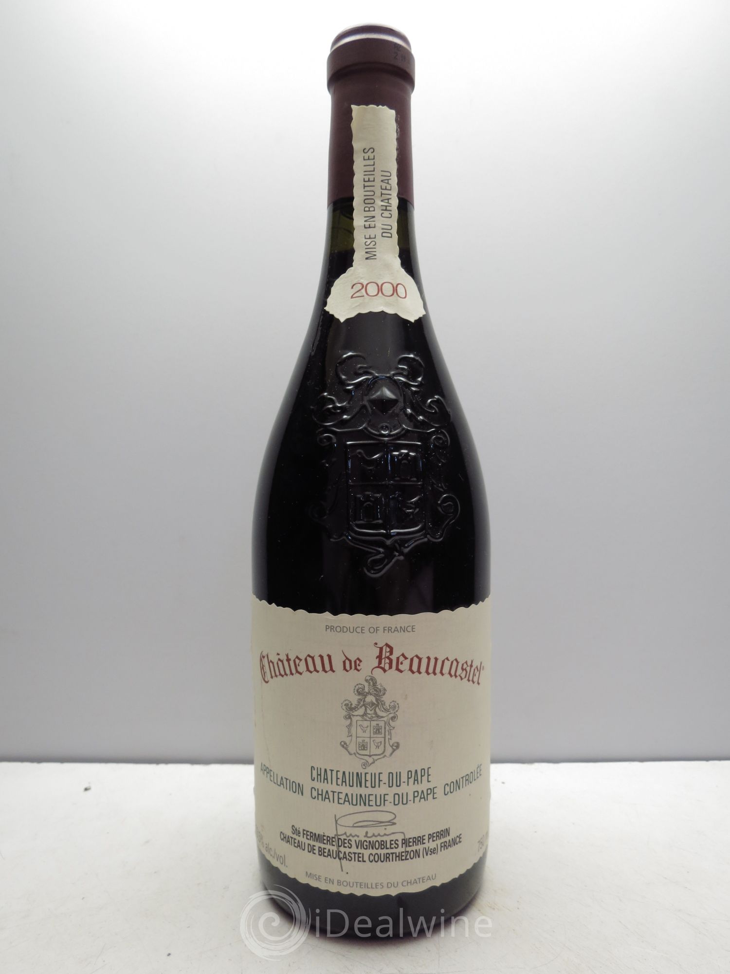 Châteauneuf-du-Pape Château de Beaucastel Famille Perrin 2000 - Lot de 1 bouteille - 0