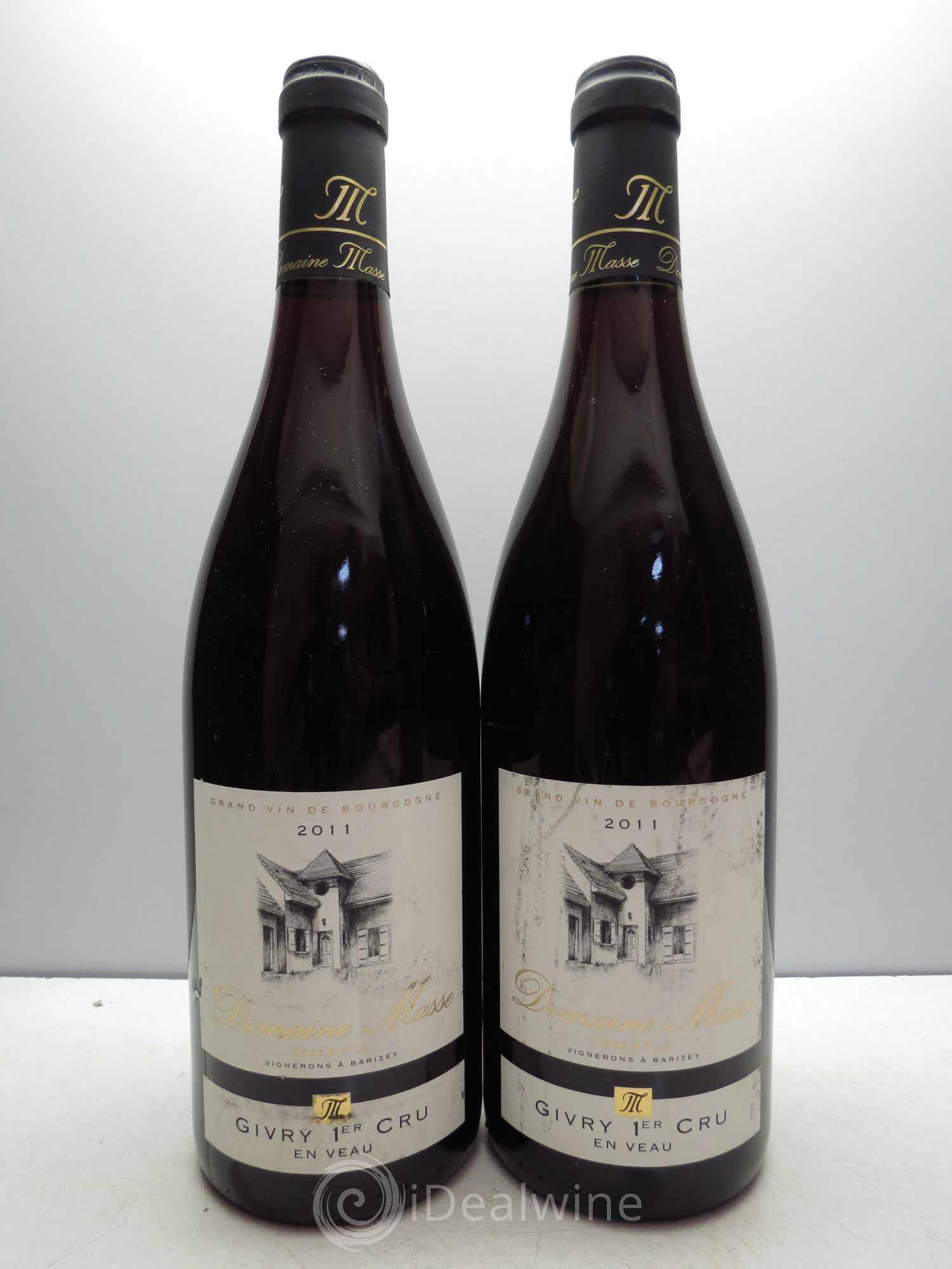 Givry 1er Cru en Veau Domaine Masse 2011 - Posten von 2 Flaschen - 0