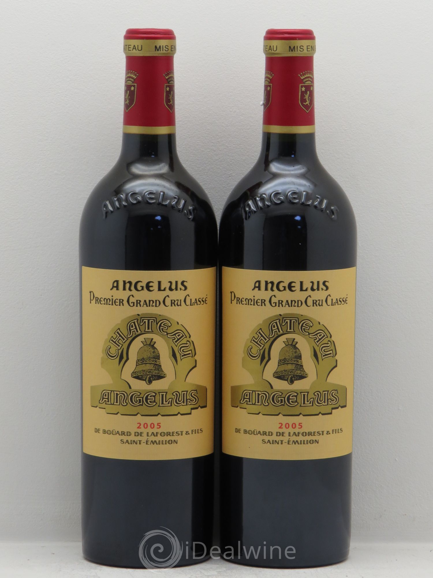 Château Angélus 1er Grand Cru Classé A 2005 - Lot de 2 bouteilles - 0