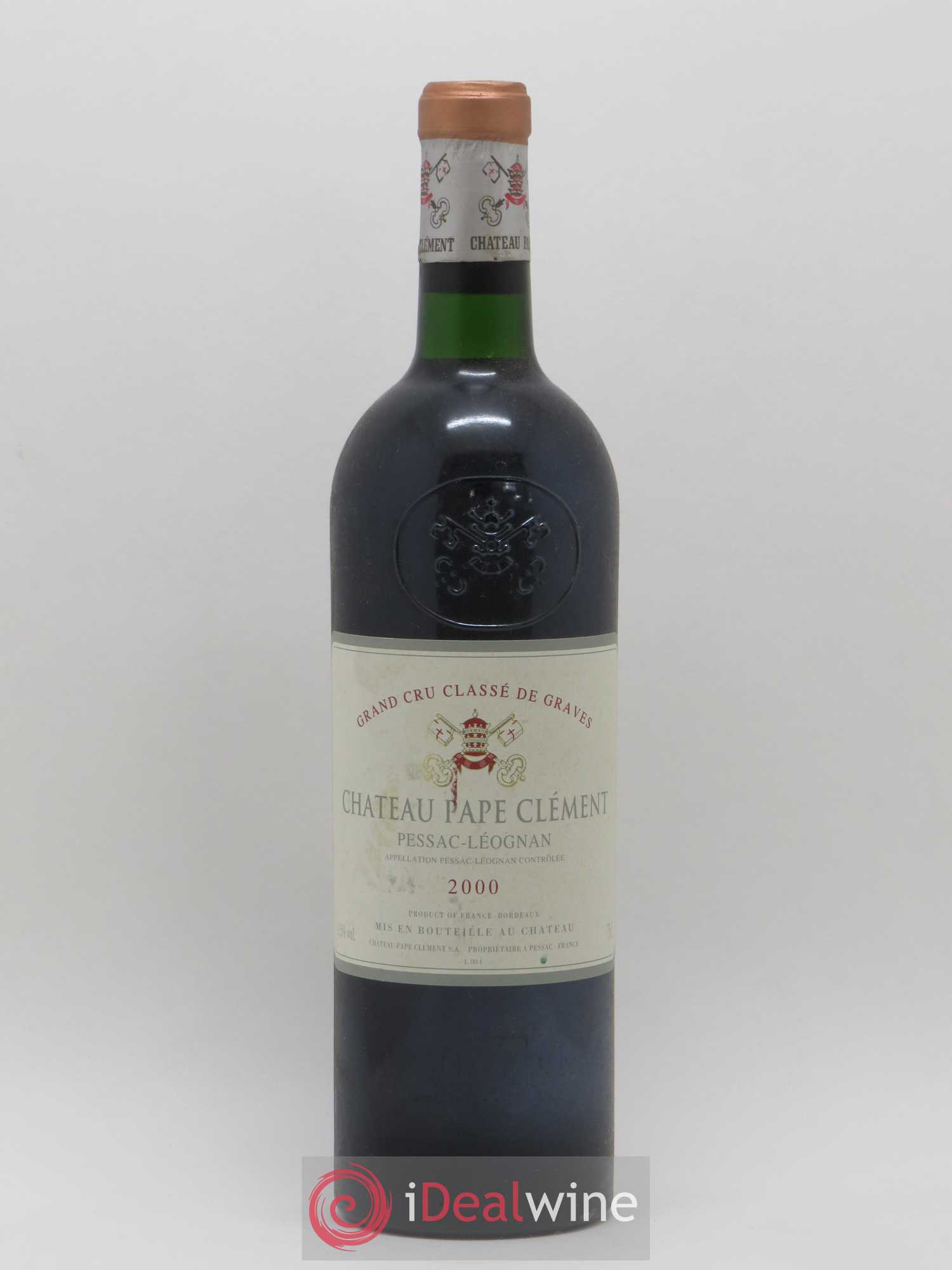Château Pape Clément Cru Classé de Graves 2000 - Lot de 1 bouteille - 0