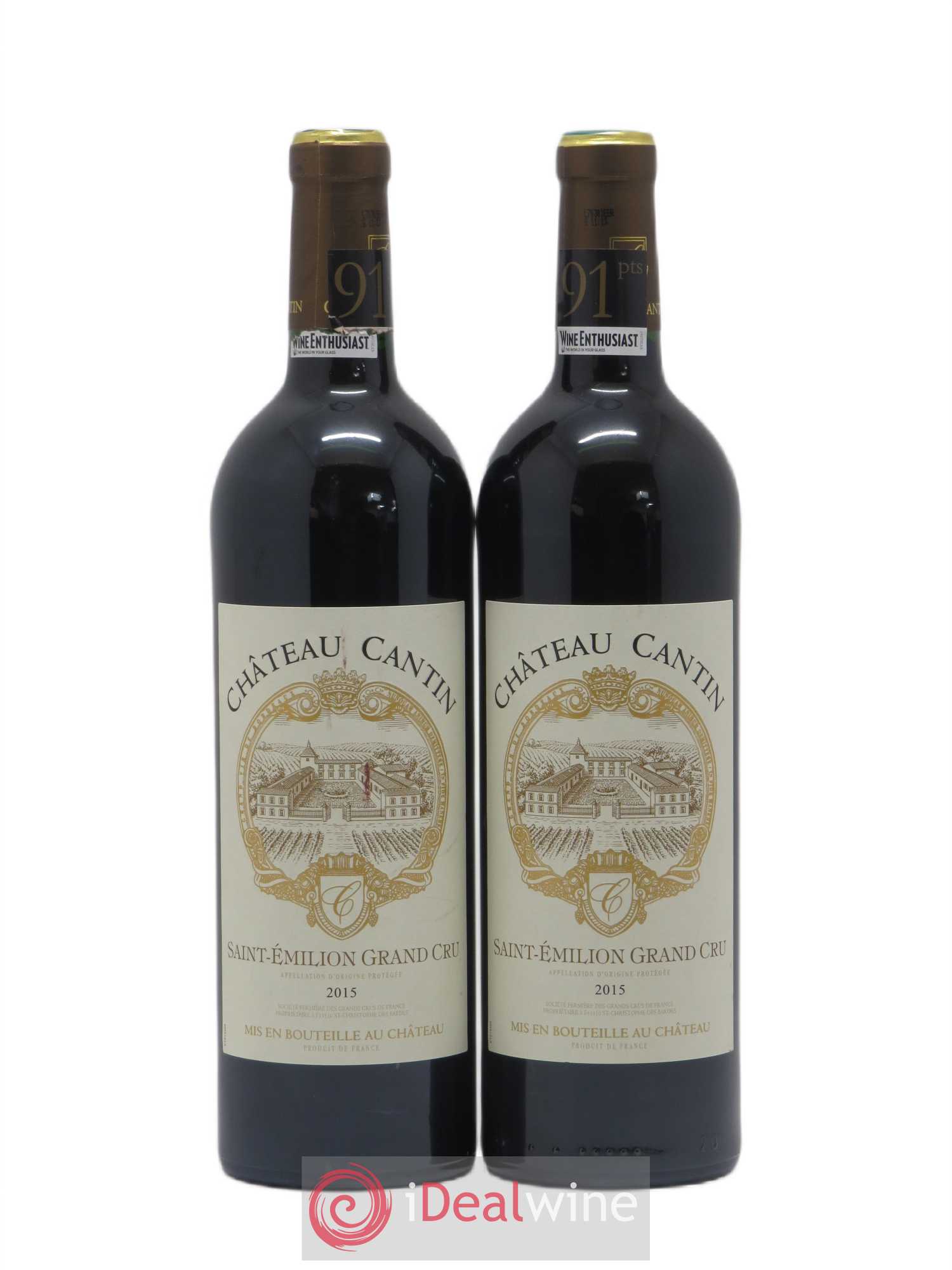 Château Cantin 2015 - Lot de 2 bouteilles - 0