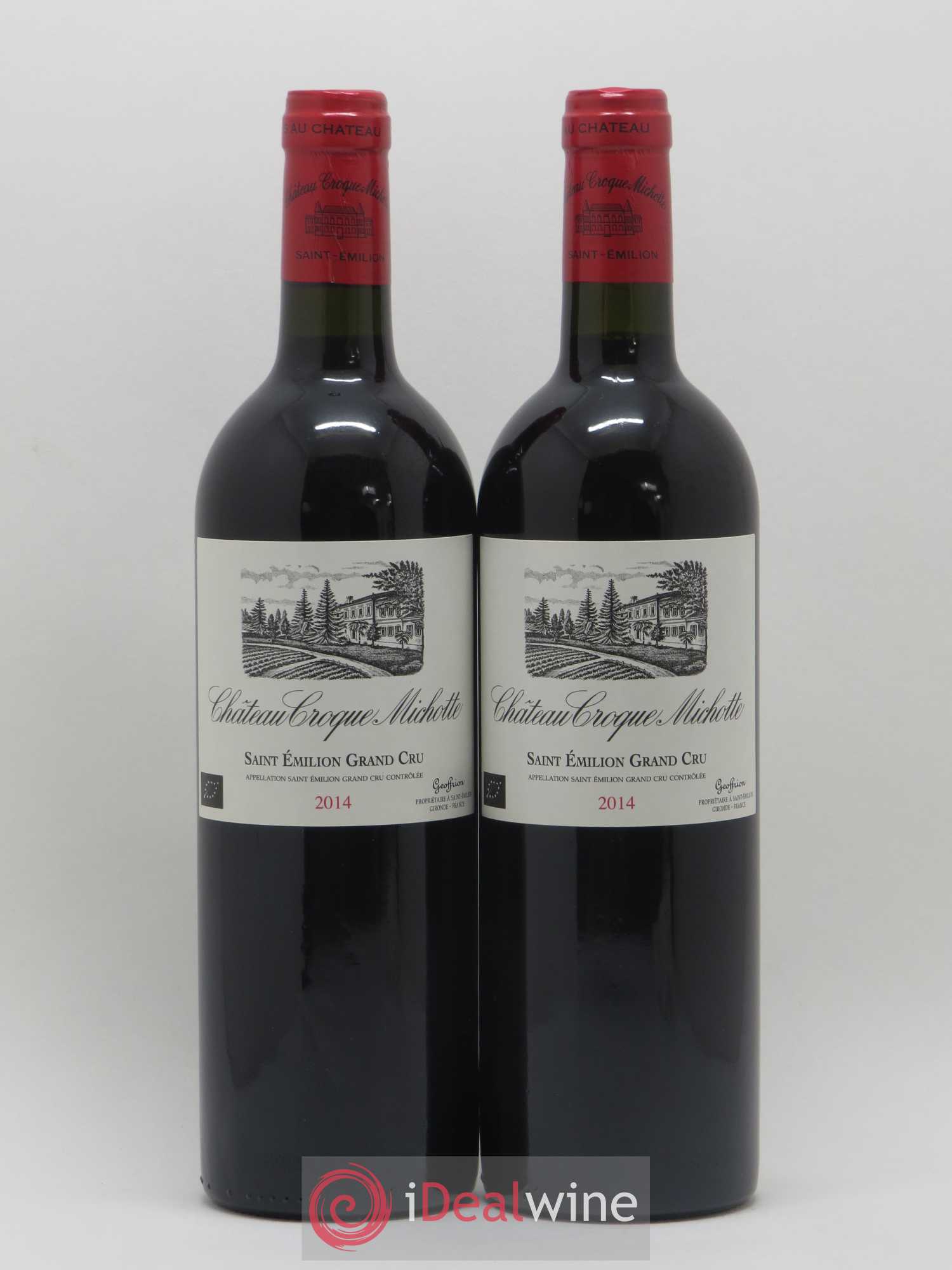 Château Croque Michotte 2014 - Lot de 2 bouteilles - 0