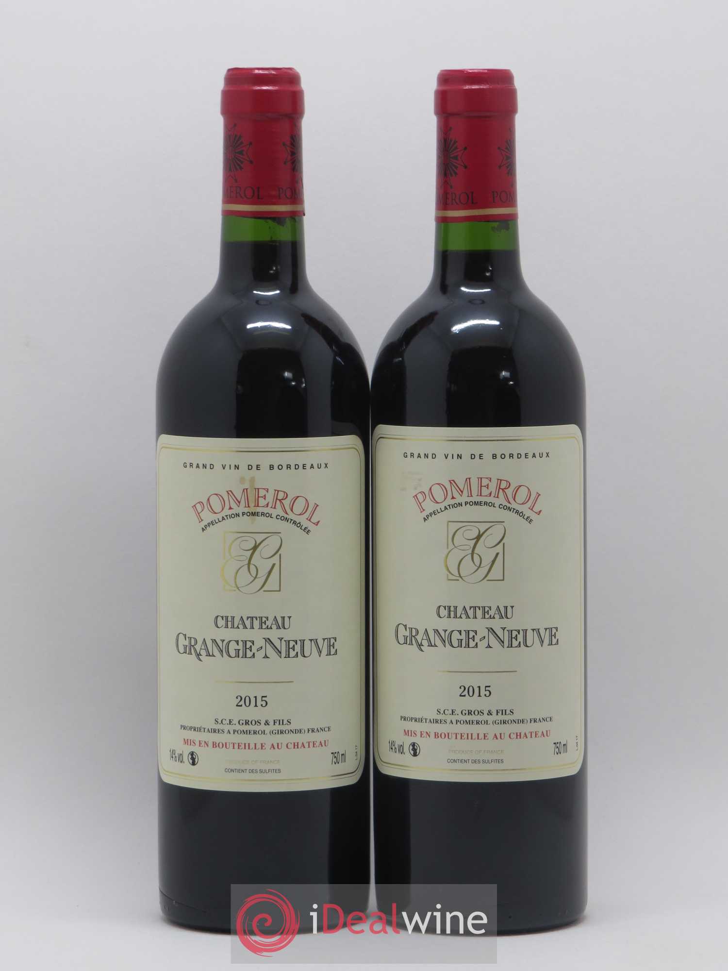Château Grange-Neuve 2015 - Lot de 2 bouteilles - 0