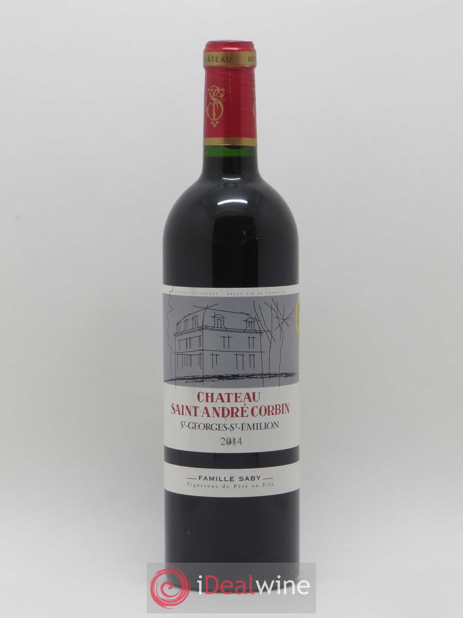 Bordeaux Saint Georges Saint Emilion Château Saint André Corbin (sans prix de réserve) 2014 - Posten von 1 Flasche - 0
