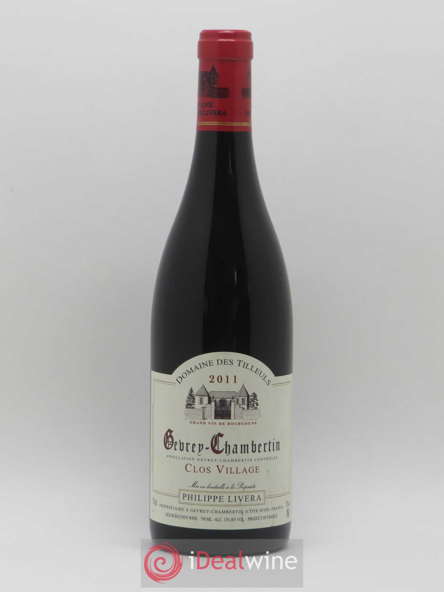 Gevrey-Chambertin Clos Village Tilleuls (Domaine des) - Philippe Livera 2011 - Lot de 1 bouteille - 0