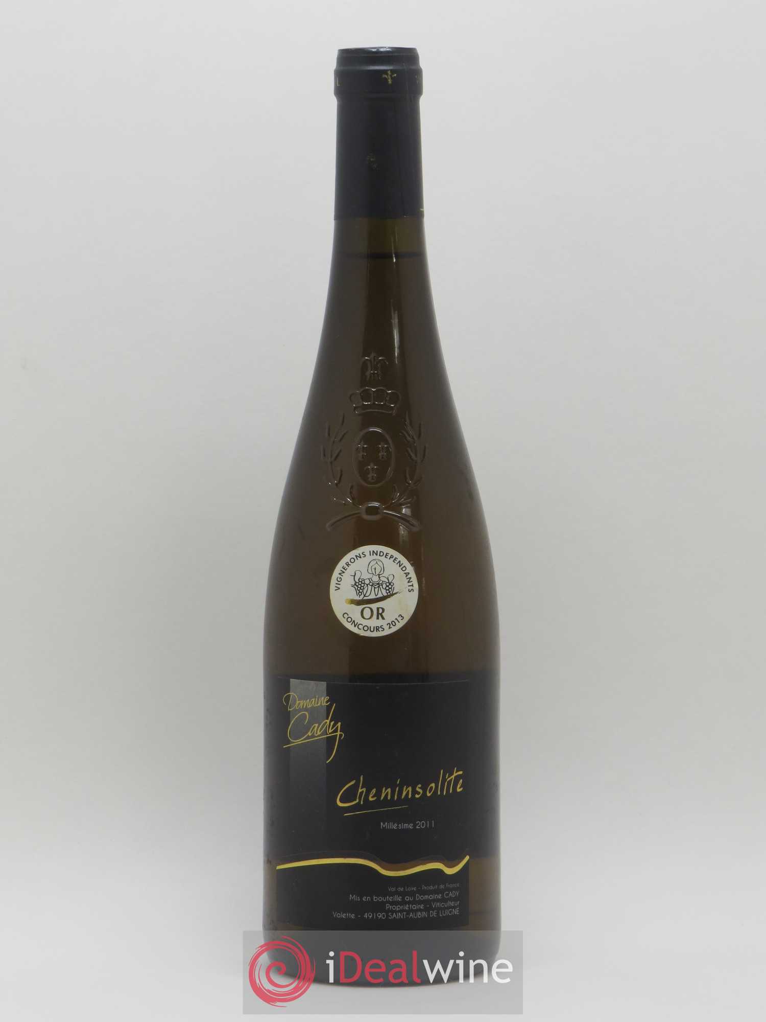 Anjou Cady Cheninsolite (sans prix de réserve) 2011 - Posten von 1 Flasche - 0