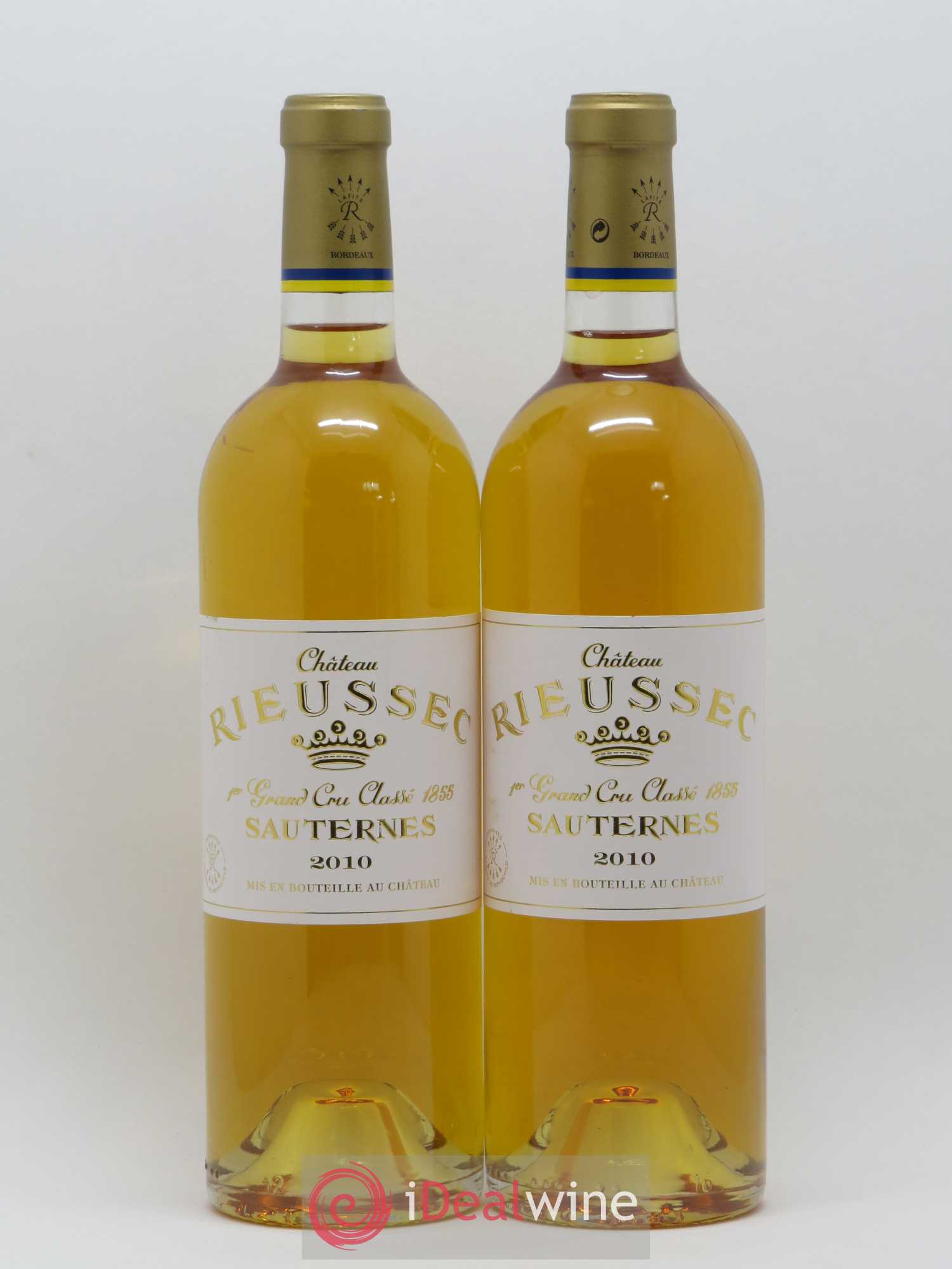 Château Rieussec 1er Grand Cru Classé 2010 - Lotto di 2 bottiglie - 0
