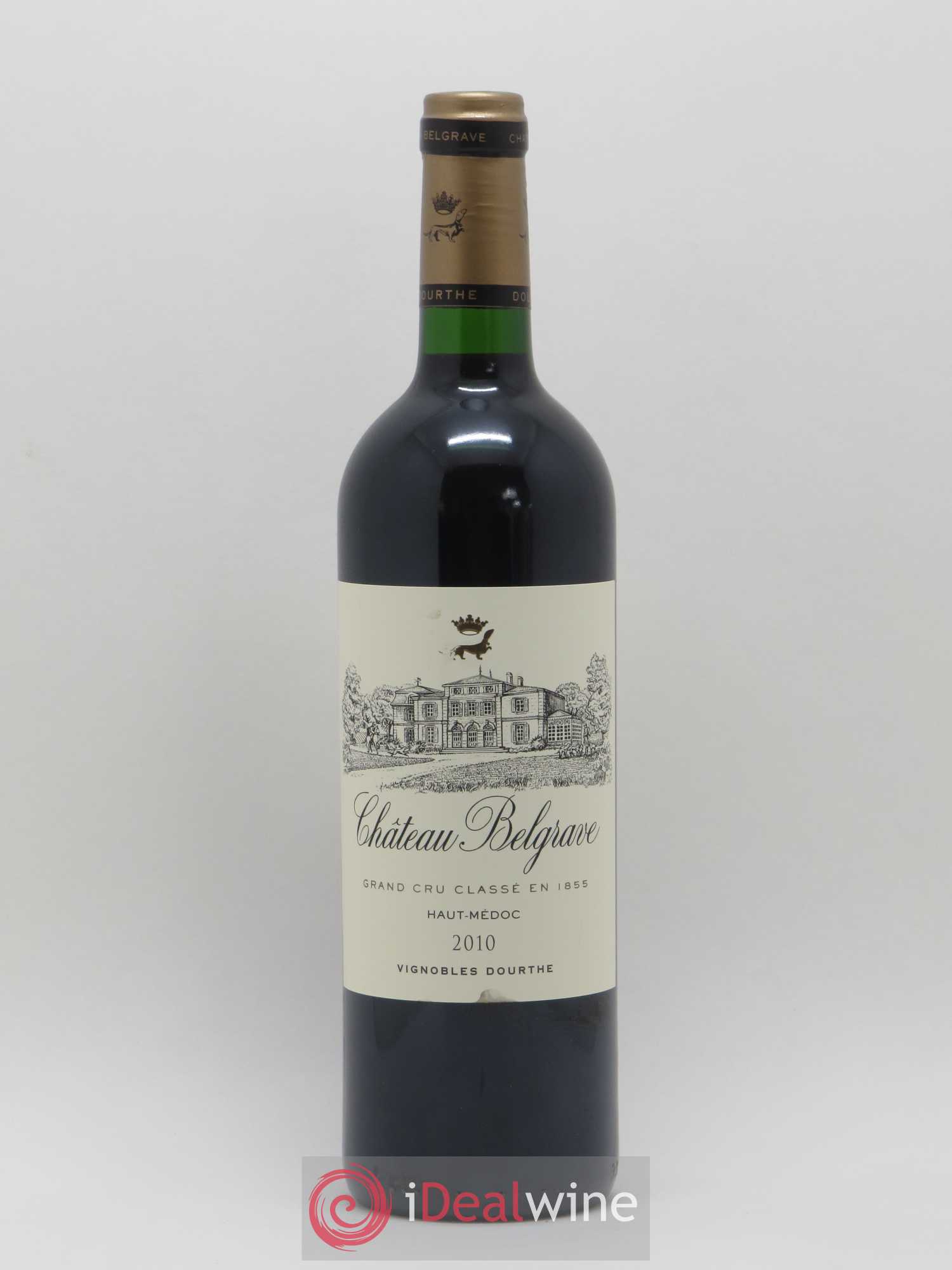 Château Belgrave 5ème Grand Cru Classé 2010 - Lot de 1 bouteille - 0
