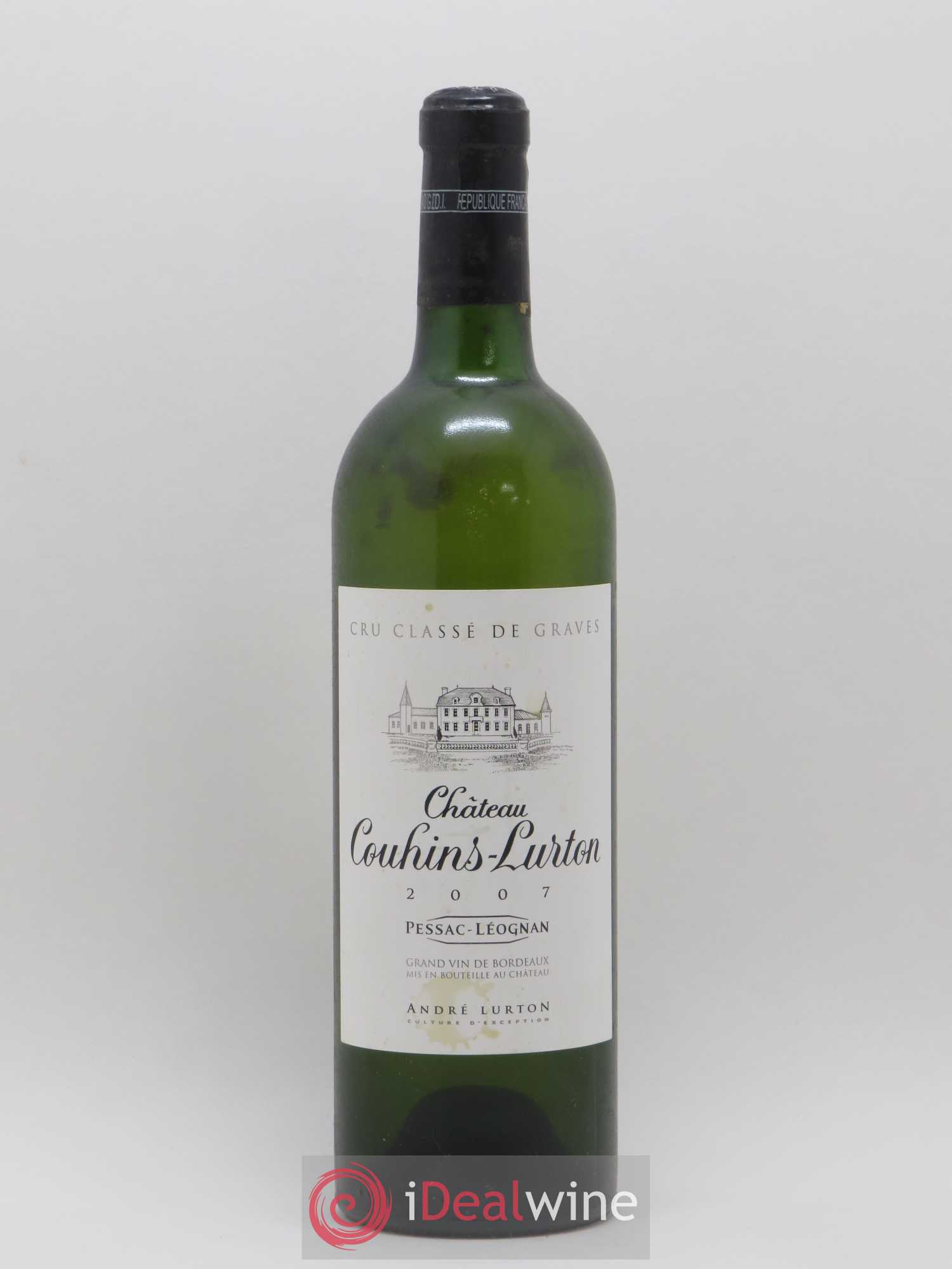 Château Couhins-Lurton Cru Classé de Graves (sans prix de réserve) 2007 - Lot de 1 bouteille - 0