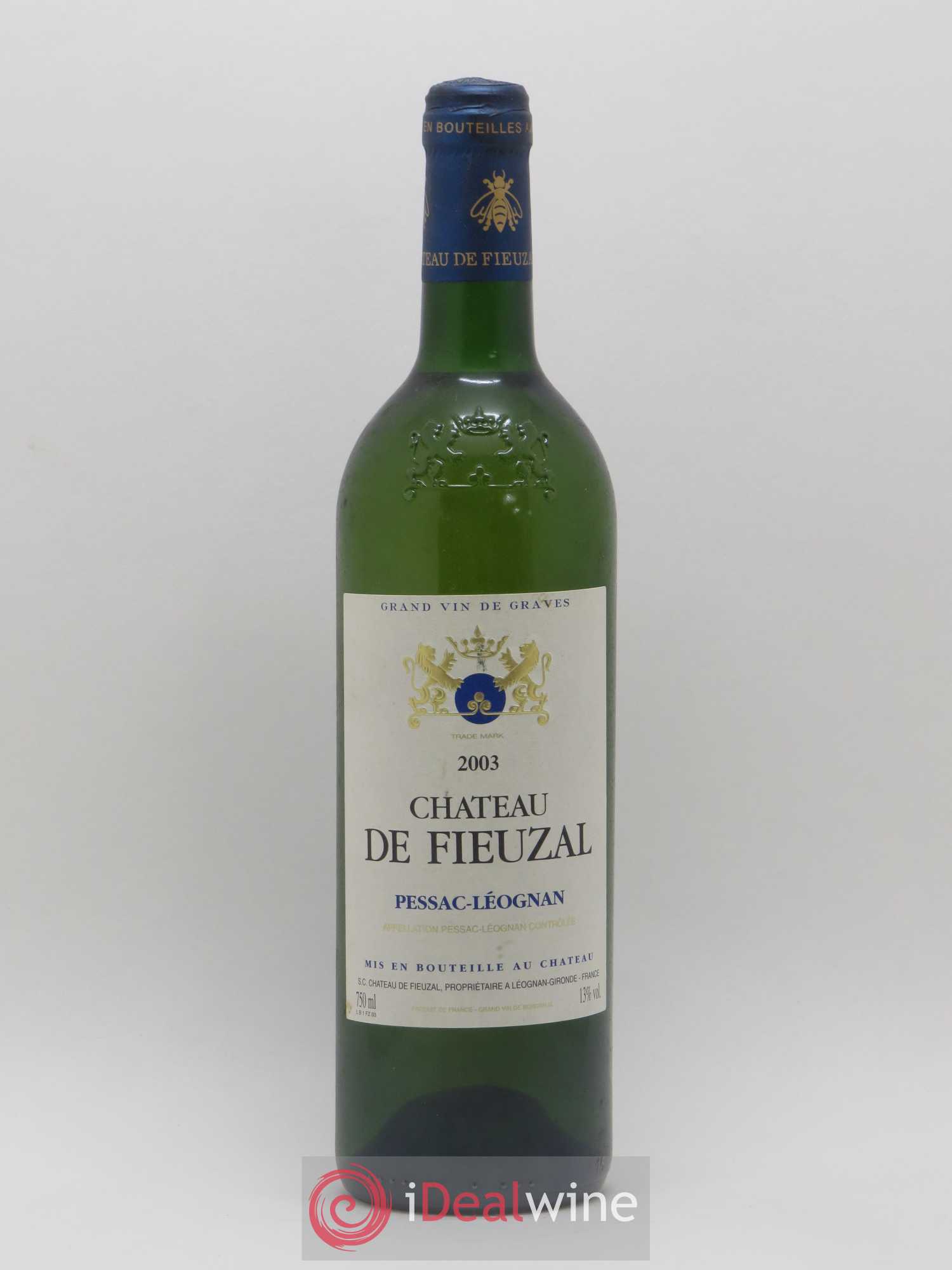 Château de Fieuzal 2003 - Lot de 1 bouteille - 0