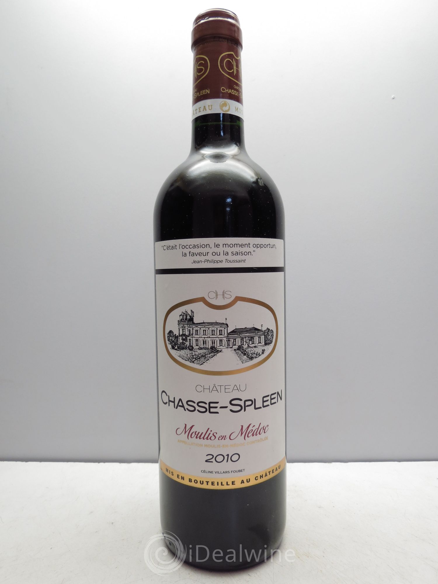 Château Chasse Spleen (sans prix de réserve / no reserve) 2010 - Posten von 1 Flasche - 0