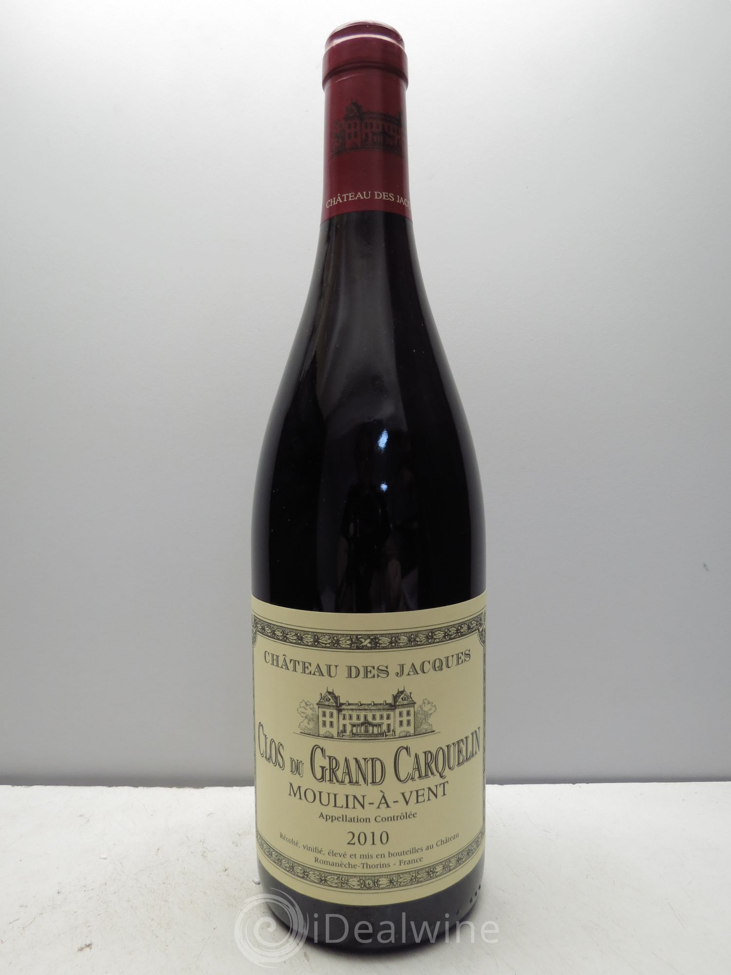 Moulin-à-Vent Clos du Grand Carquelin Château des Jacques 2010 - Lot de 1 bouteille - 0