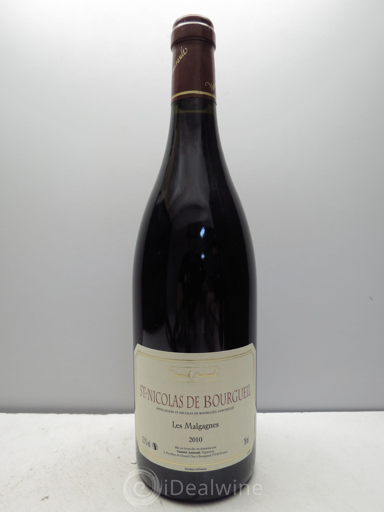 Saint-Nicolas de Bourgueil Les Malgagnes Yannick Amirault (Domaine) 2010 - Lot de 1 bouteille - 0