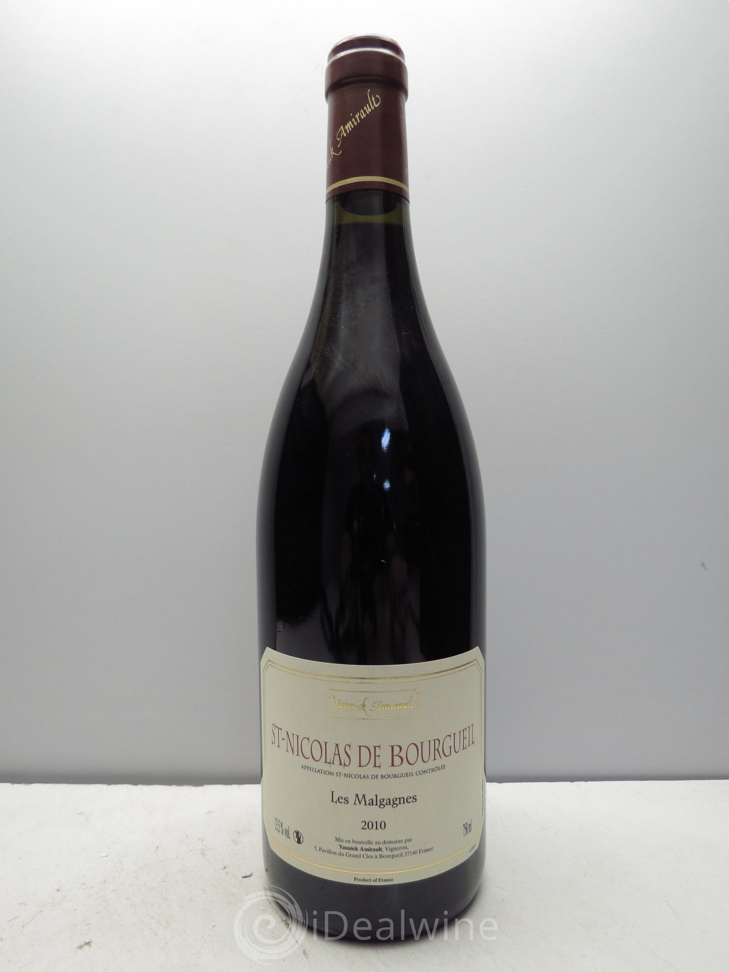 Saint-Nicolas de Bourgueil Les Malgagnes Yannick Amirault (Domaine) 2010 - Lot de 1 bouteille - 0