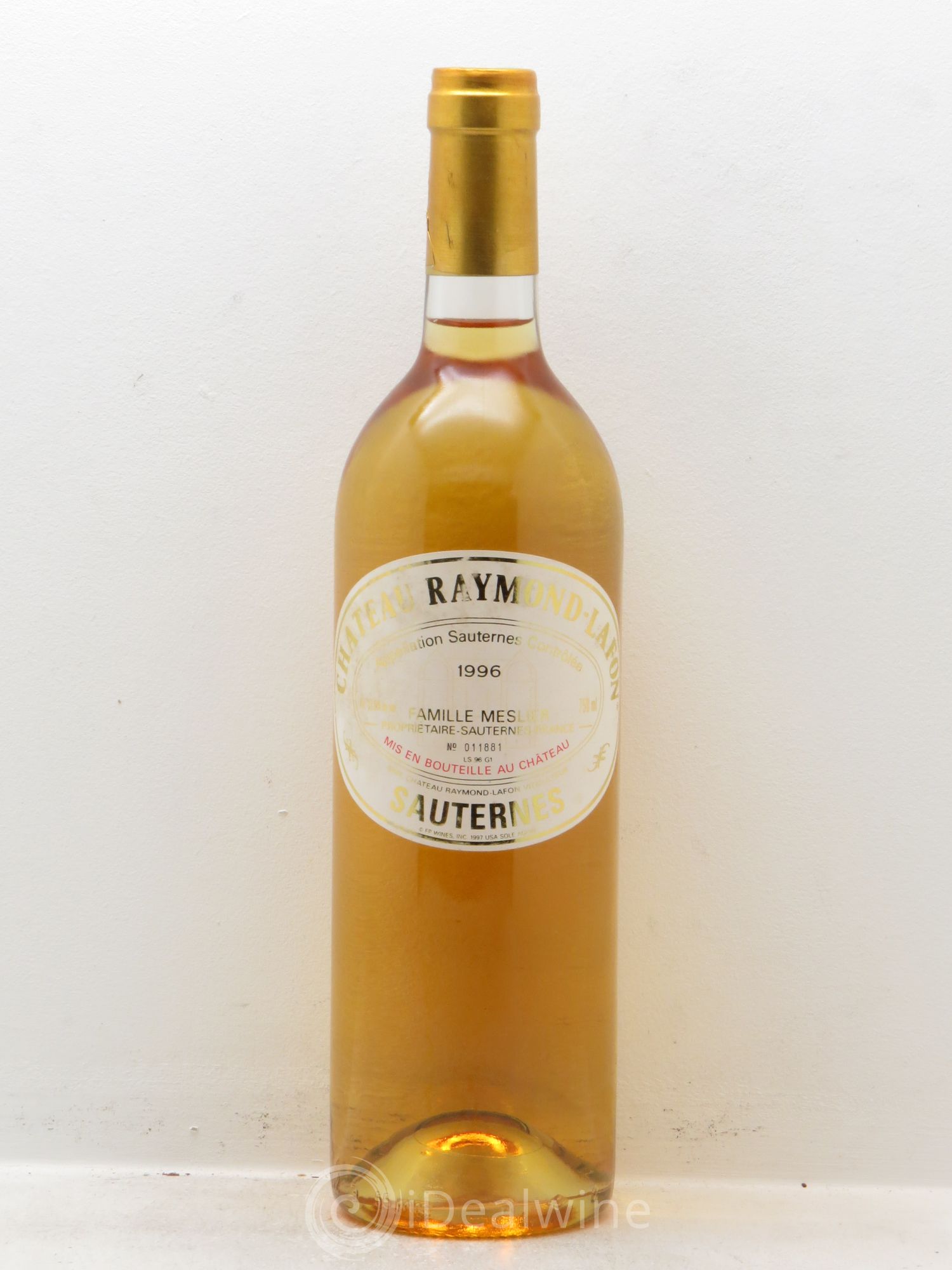 Château Raymond Lafon 1996 - Lotto di 1 bottiglia - 0
