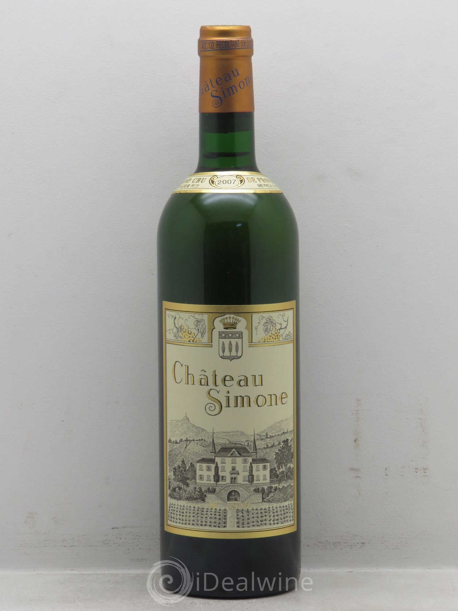 Palette Château Simone Famille Rougier 2007 - Lot de 1 bouteille - 0