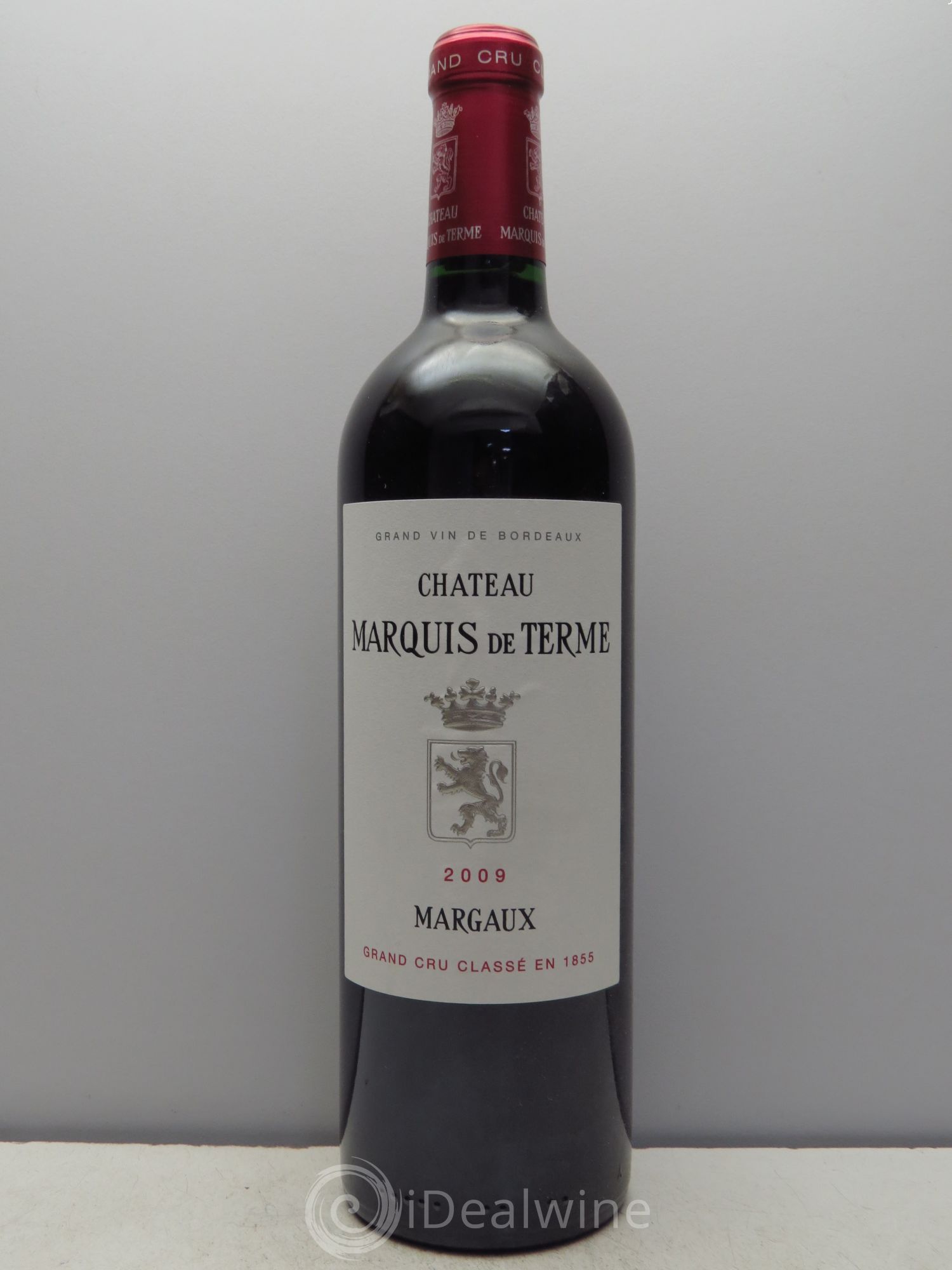 Château Marquis de Terme 4ème Grand Cru Classé 2009 - Lot de 1 bouteille - 0