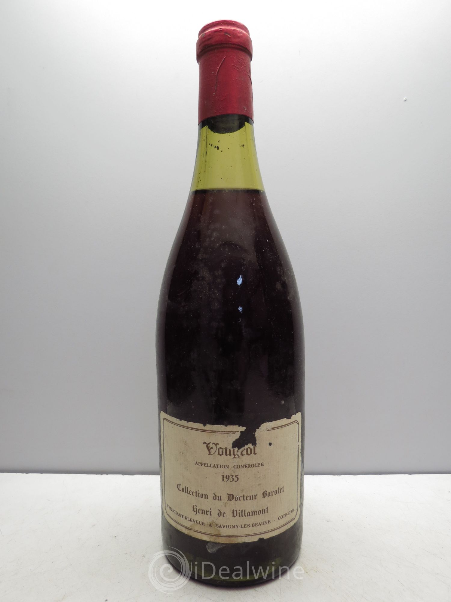 Vougeot Henri de Villamont 1935 - Posten von 1 Flasche - 0