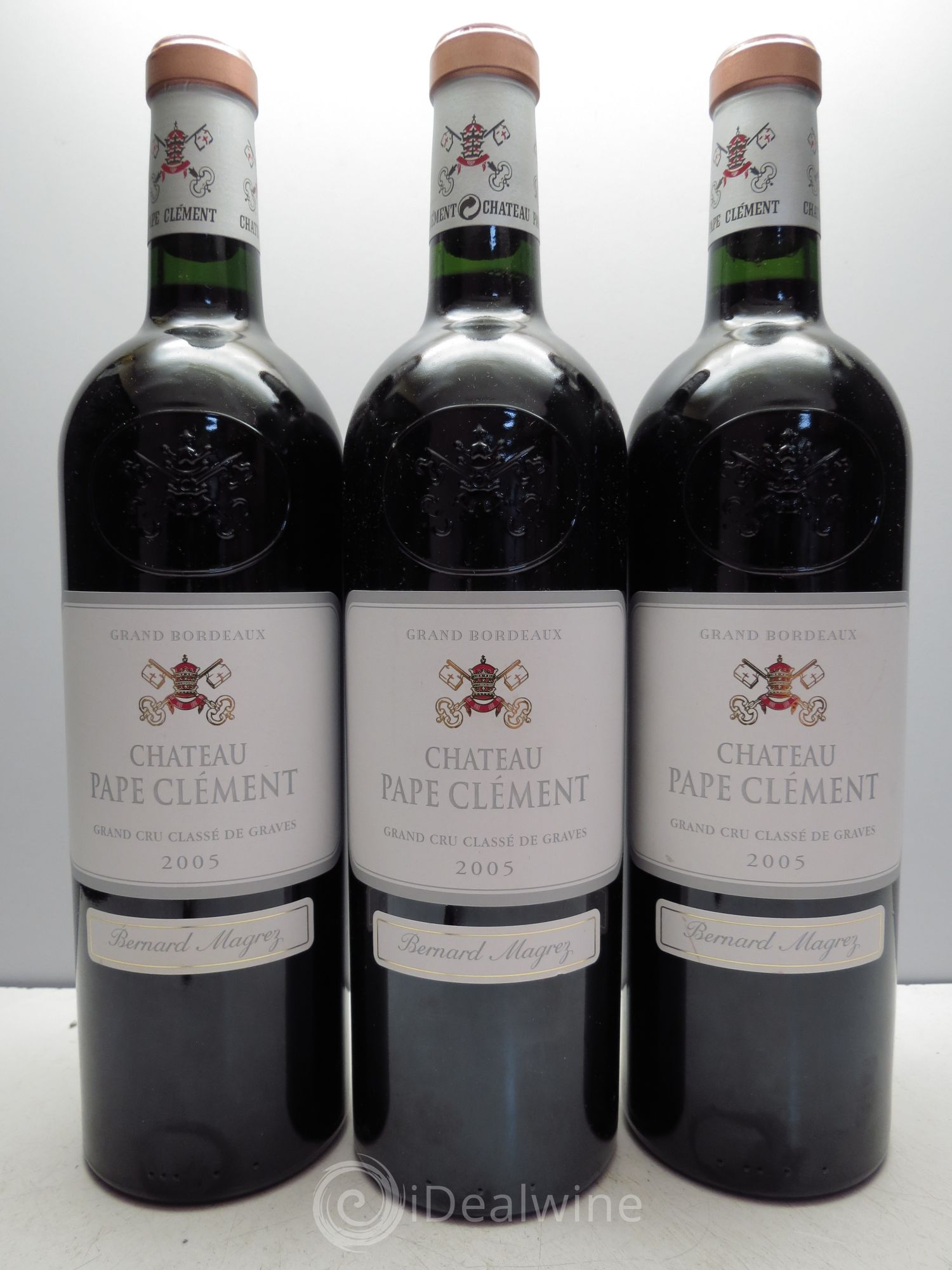Château Pape Clément Cru Classé de Graves 2005 - Lot de 3 bouteilles - 0