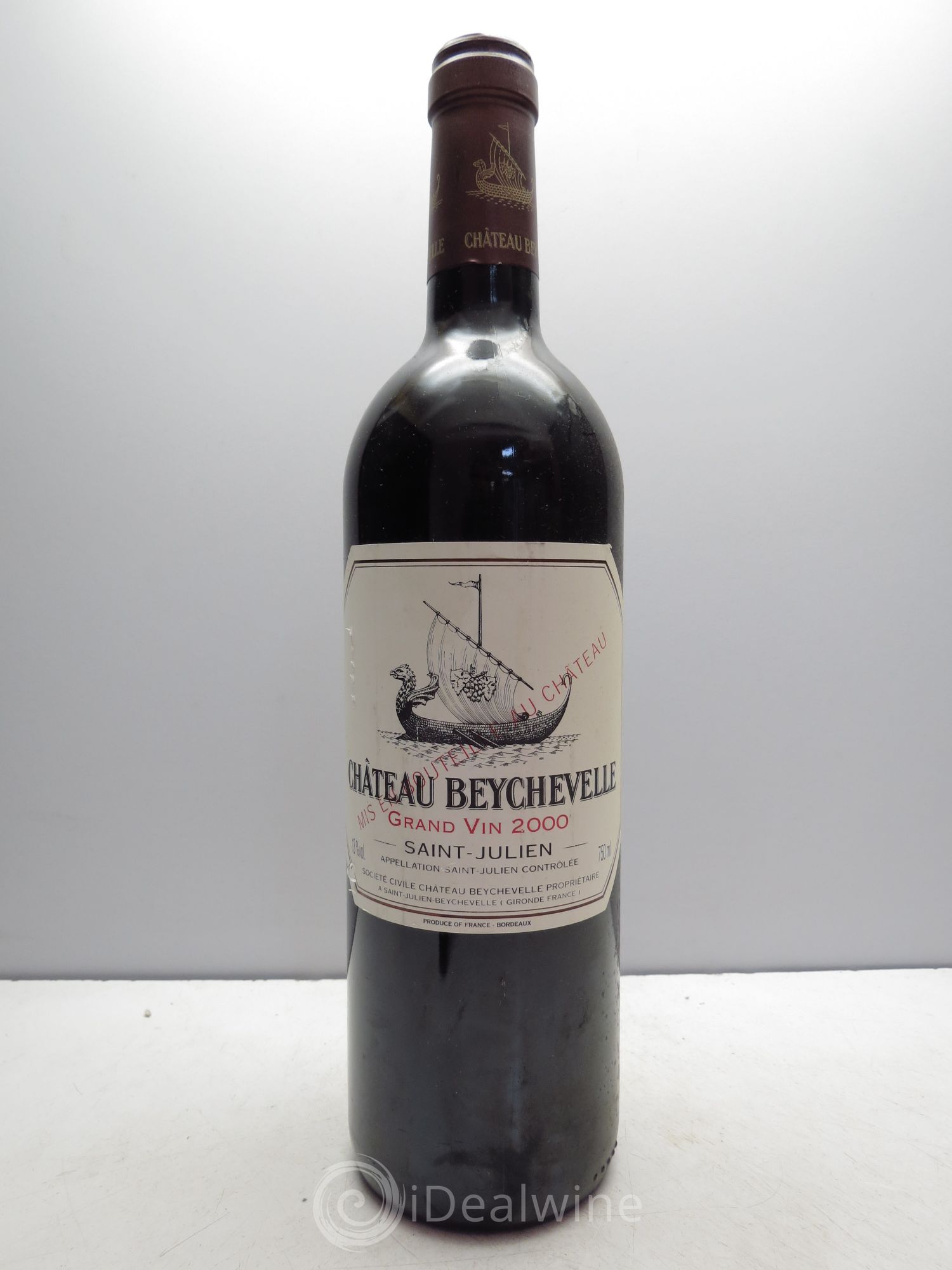 Château Beychevelle 4ème Grand Cru Classé 2000 - Lot de 1 bouteille - 0