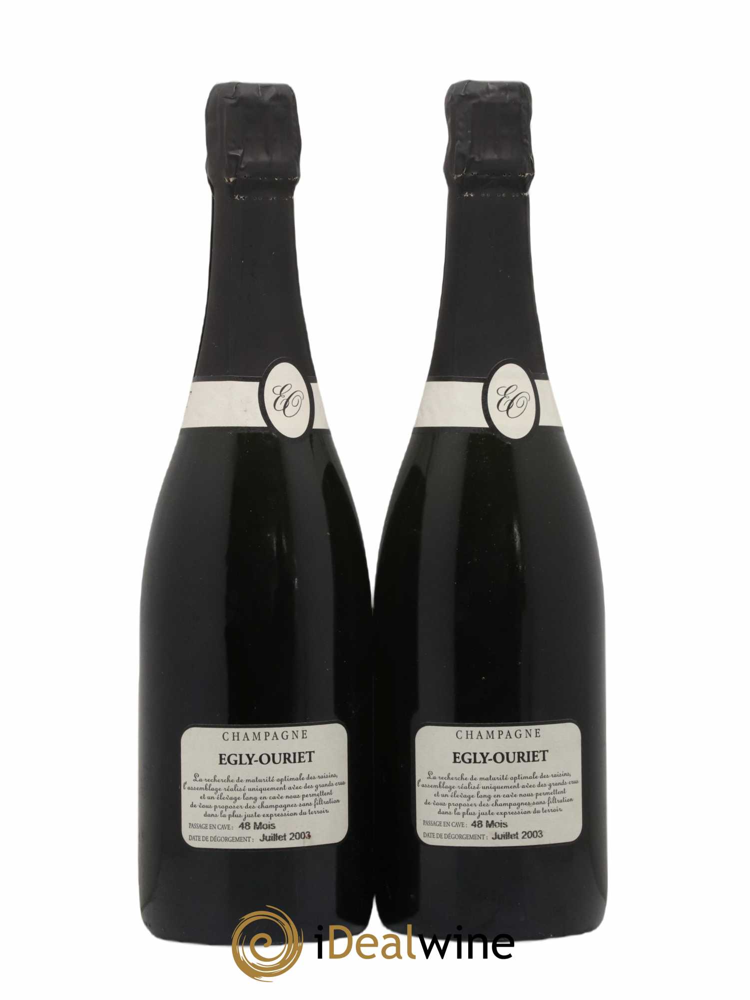 Blanc de Noirs Les Crayères Vieilles vignes Egly-Ouriet Brut - Lot de 2 bouteilles - 1