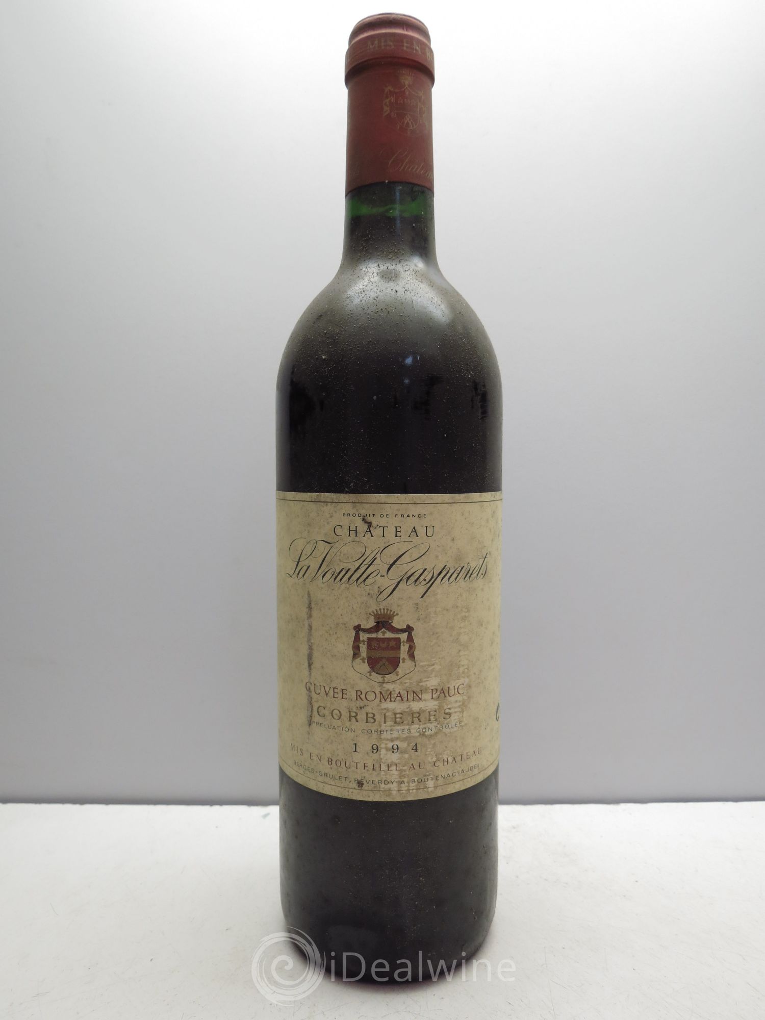 Corbières Boutenac La Voulte-Gasparets Cuvée Romain Pauc Patrick Reverdy 1994 - Lot de 1 bouteille - 0