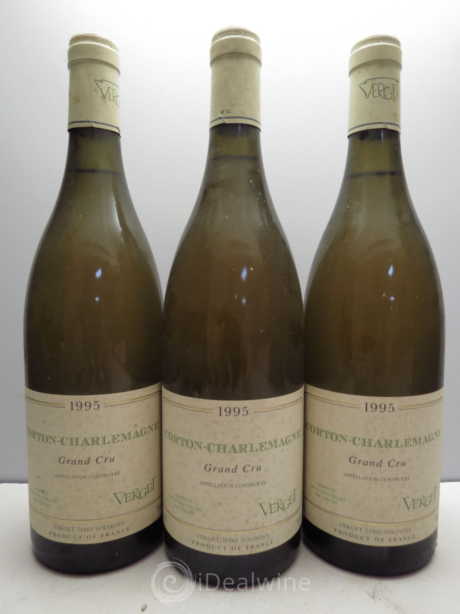 Corton-Charlemagne Grand Cru 1995 - Lot de 3 bouteilles - 0