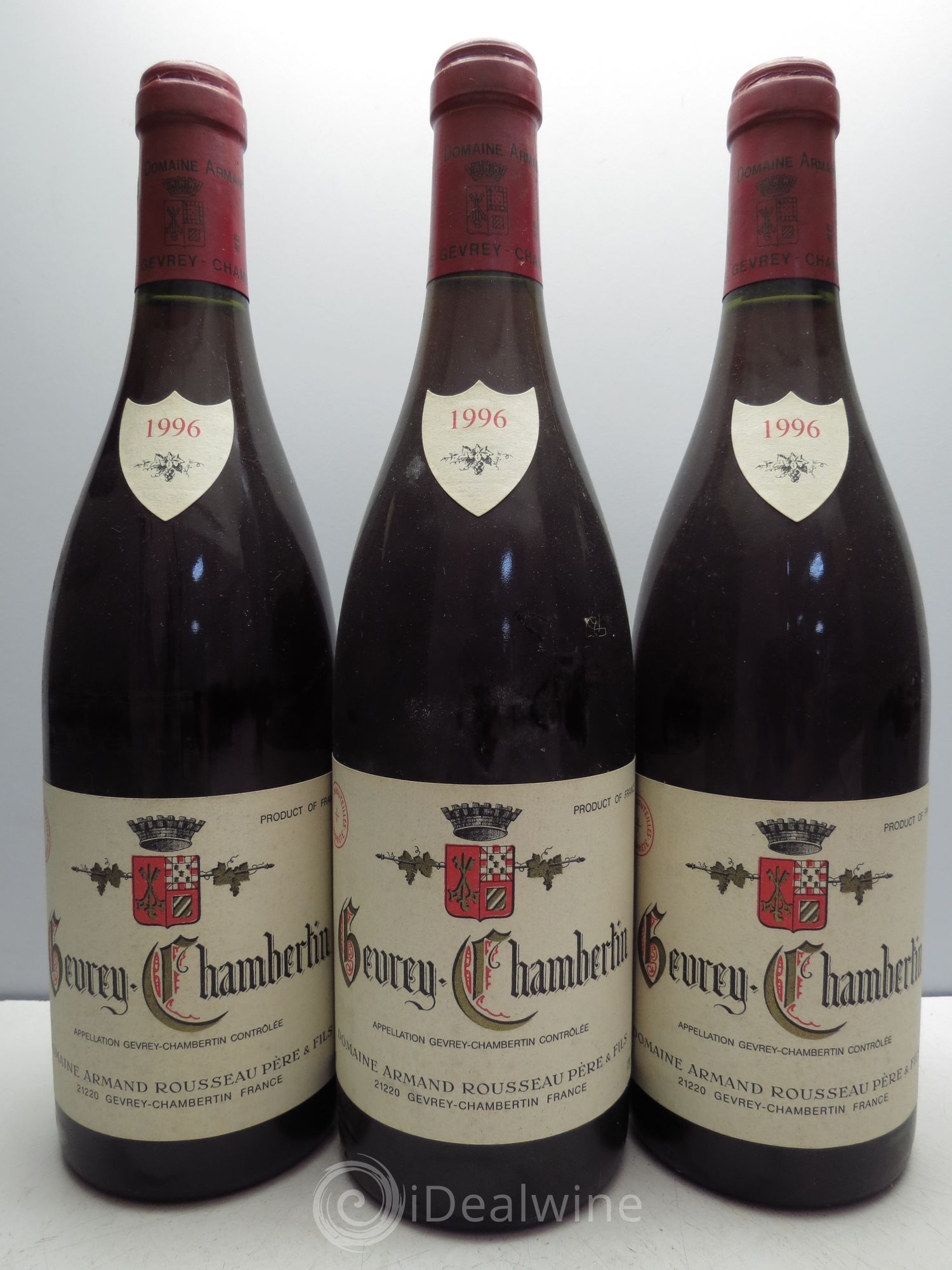 Gevrey-Chambertin Armand Rousseau (Domaine) 1996 - Lot de 3 bouteilles - 0
