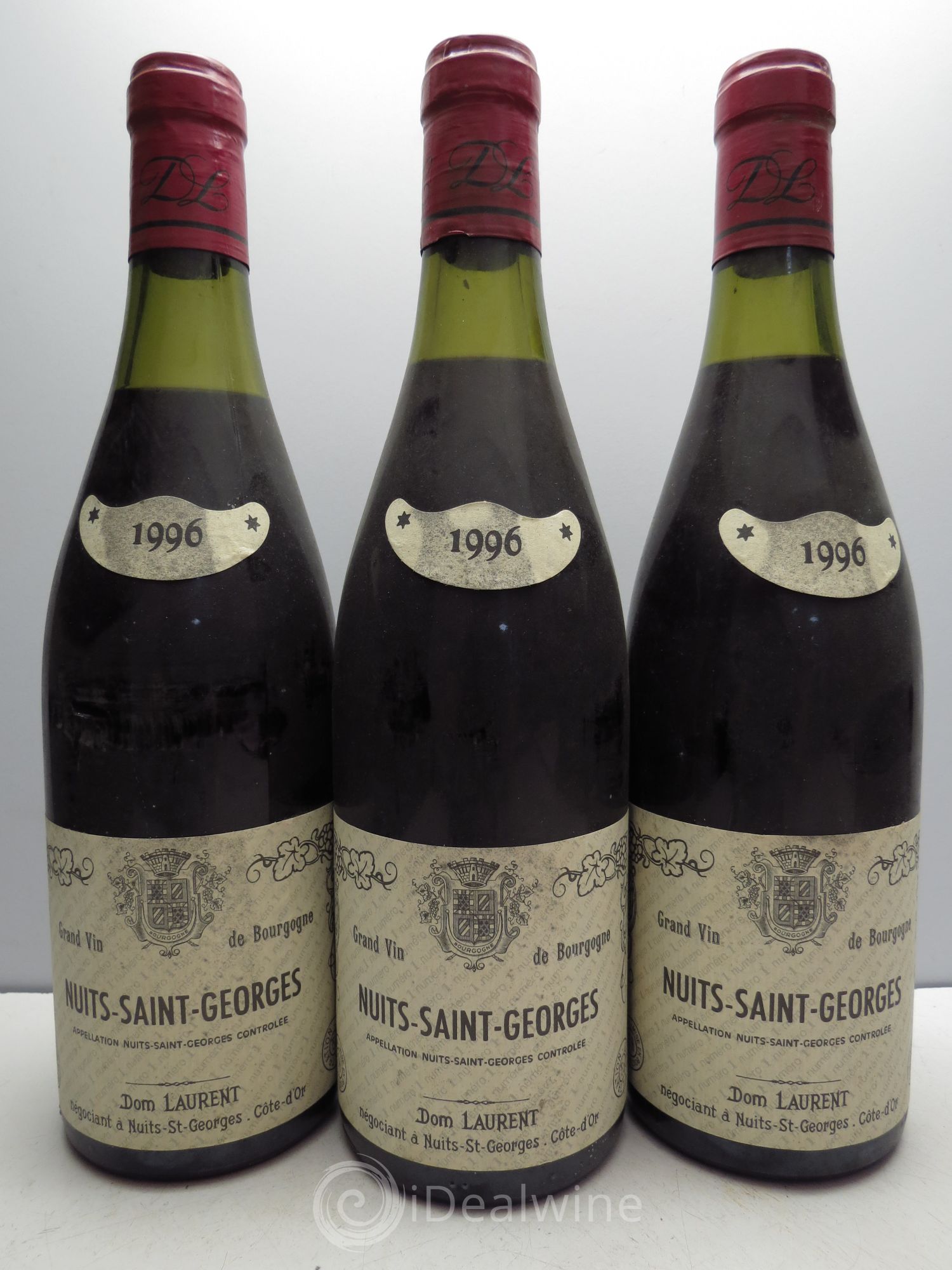Nuits-Saint-Georges Dom.Laurent 1996 - Lot de 3 bouteilles - 0