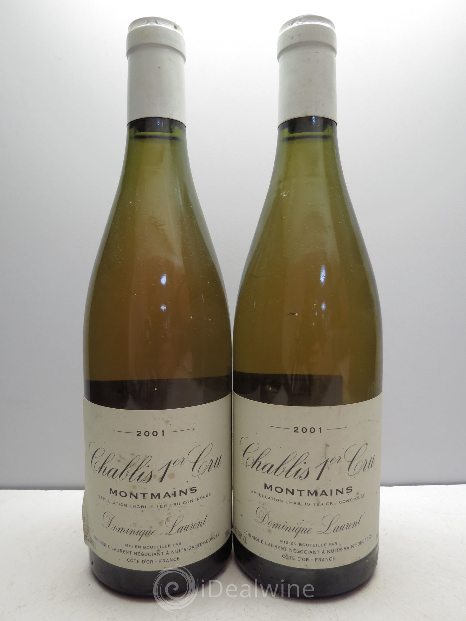 Chablis 1er Cru Dom.Laurent 2001 - Posten von 2 Flaschen - 0