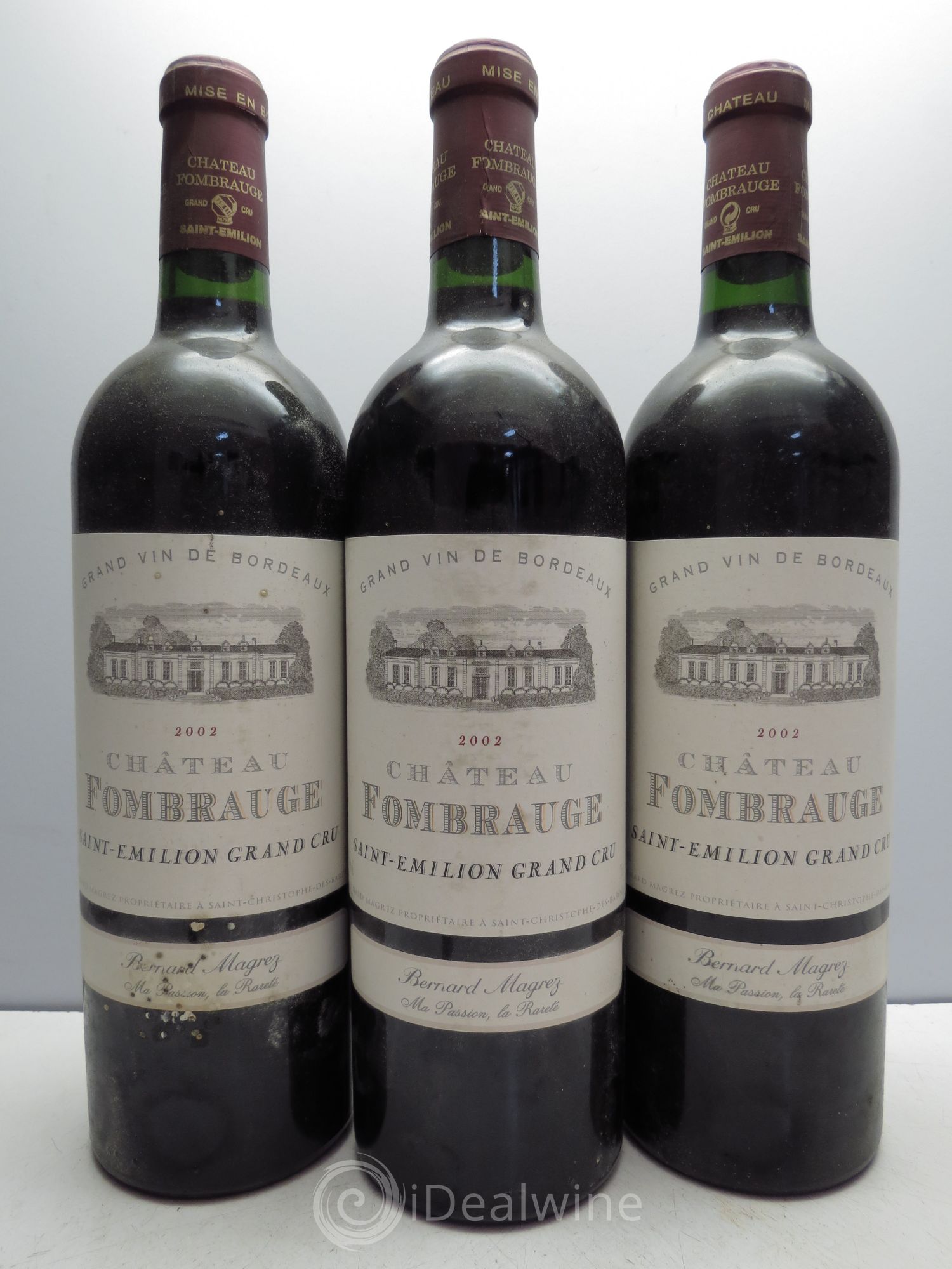 Château Fombrauge Grand Cru Classé (sans prix de réserve / no reserve) 2002 - Lotto di 3 bottiglie - 0